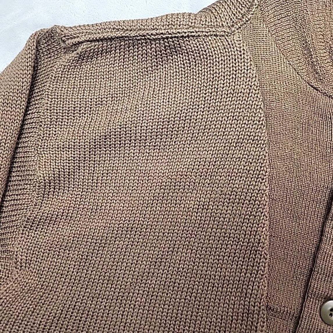 Vintage VINTAGE US Military Wool Sweater Mens M Brown Pullover Ilana Knitwear 90s Size US M / EU 48-50 / 2 - 5 Thumbnail