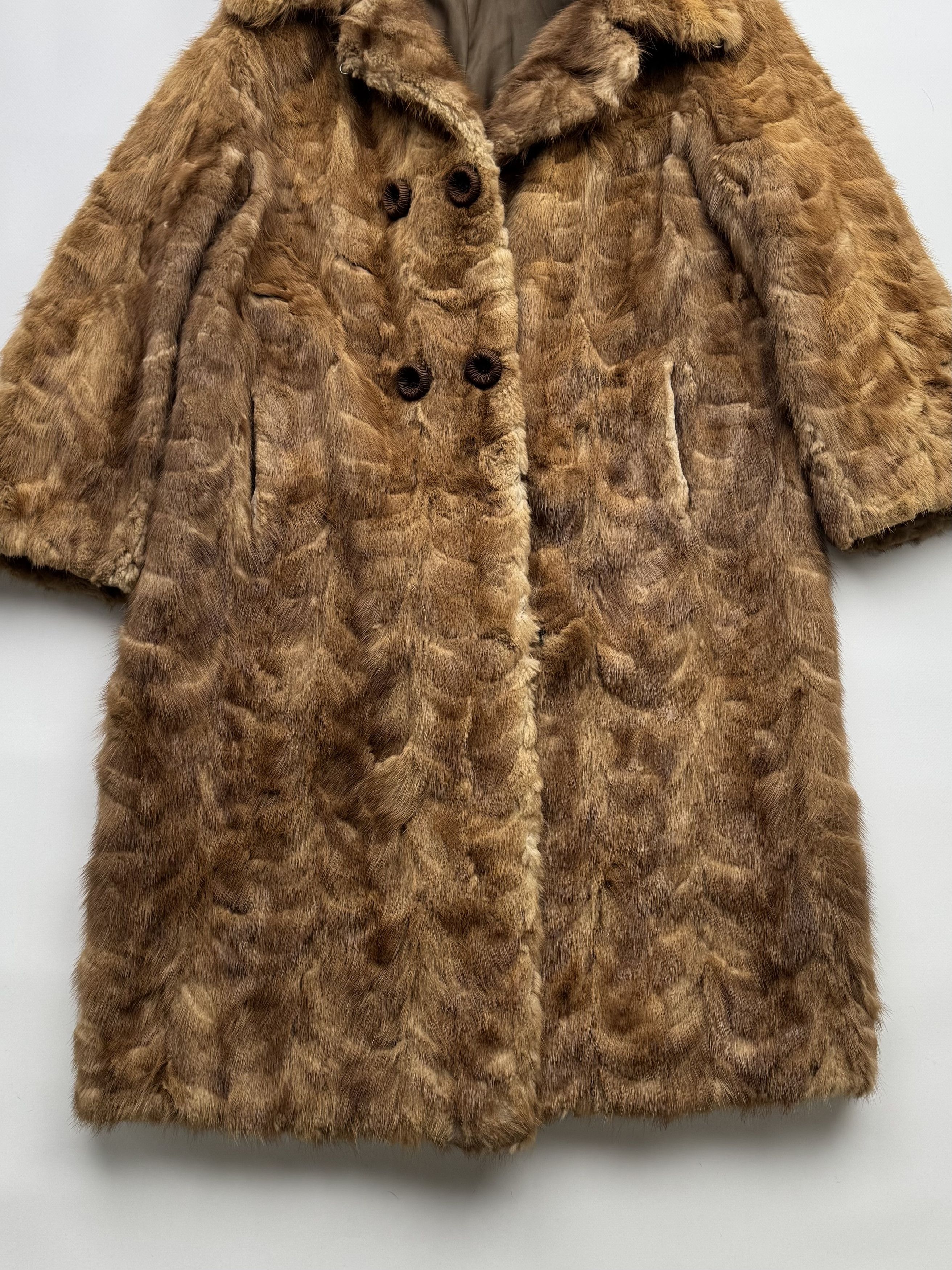 Vintage Vintage Real Fur Coat E2 Size L / US 10 / IT 46 - 4 Thumbnail