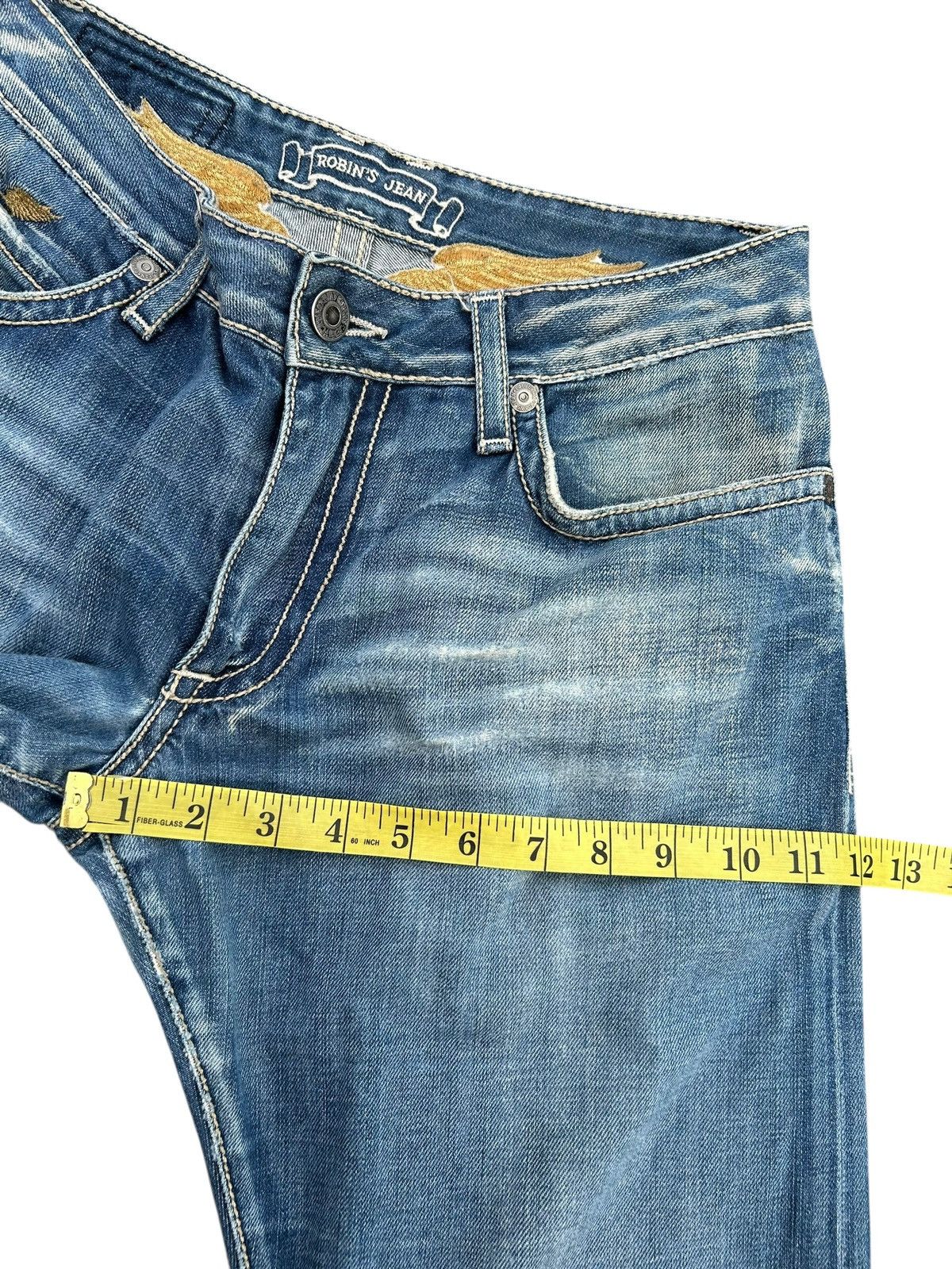 Robins Jeans ROBINS JEANS DISTRESSED DENIM JEANS Size US 31 - 21 Thumbnail