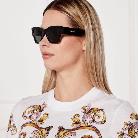 Versace Versace VE4492U 551646 Sunglasses Pink Square Frame Size ONE SIZE - 2 Thumbnail