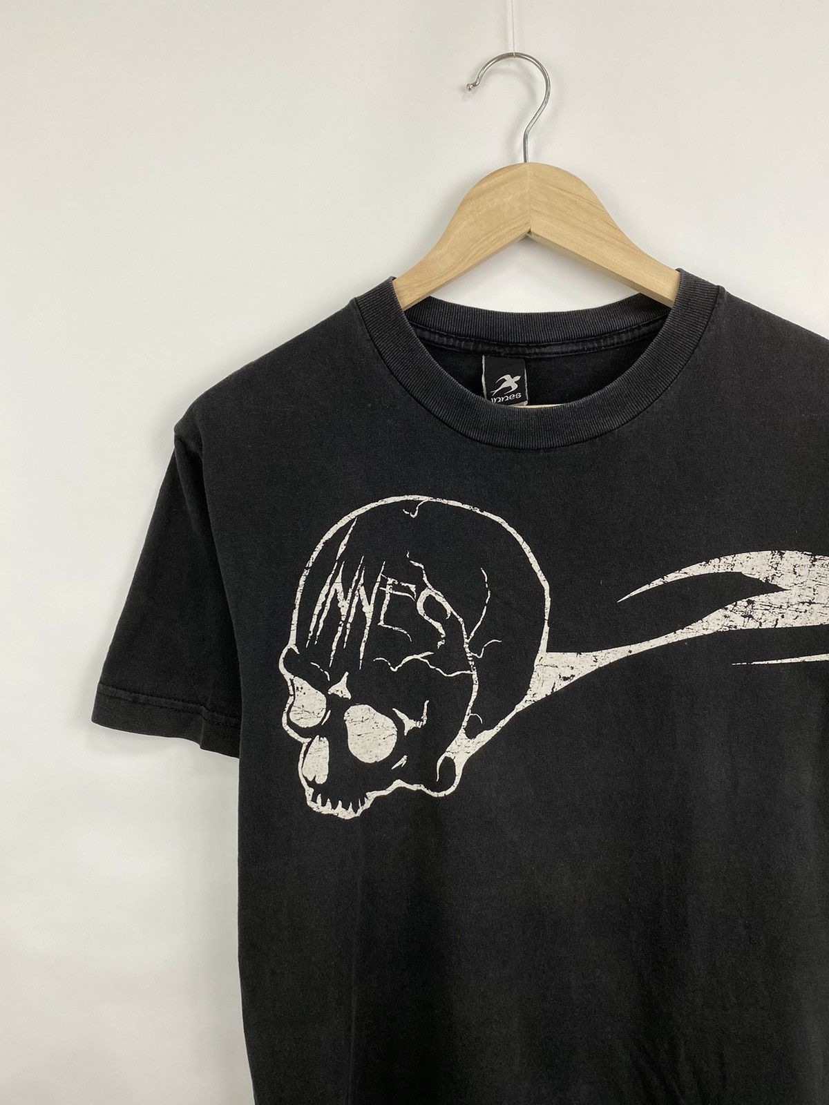 Designer Vintage 90s Innes Skate T Shirt Faded Heavy Distressed Size US M / EU 48-50 / 2 - 2 Thumbnail