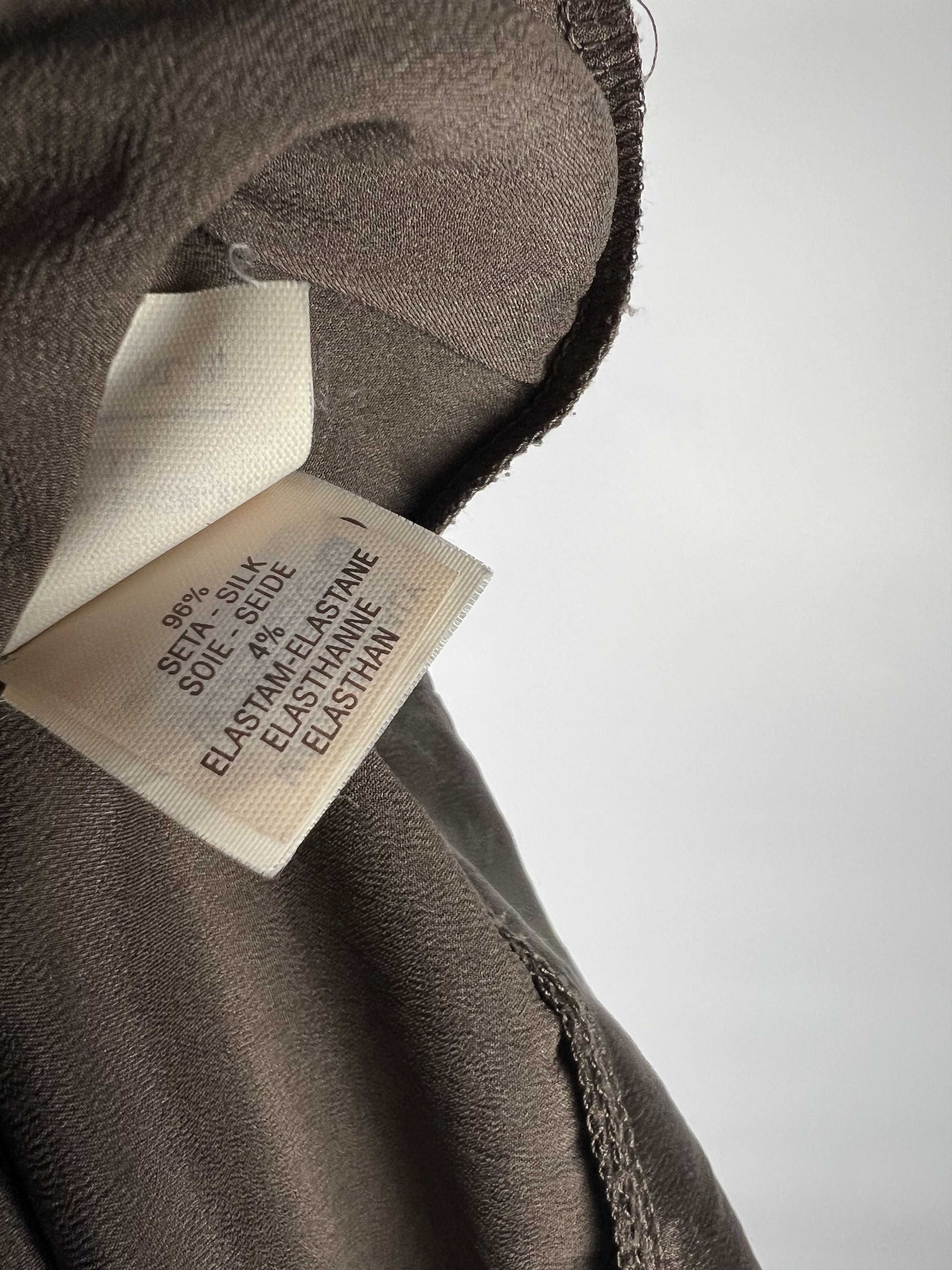 Brunello Cucinelli Brunello Cucinelli Sleeveless Silk Dress Size L/XL Size L / US 10 / IT 46 - 17 Thumbnail