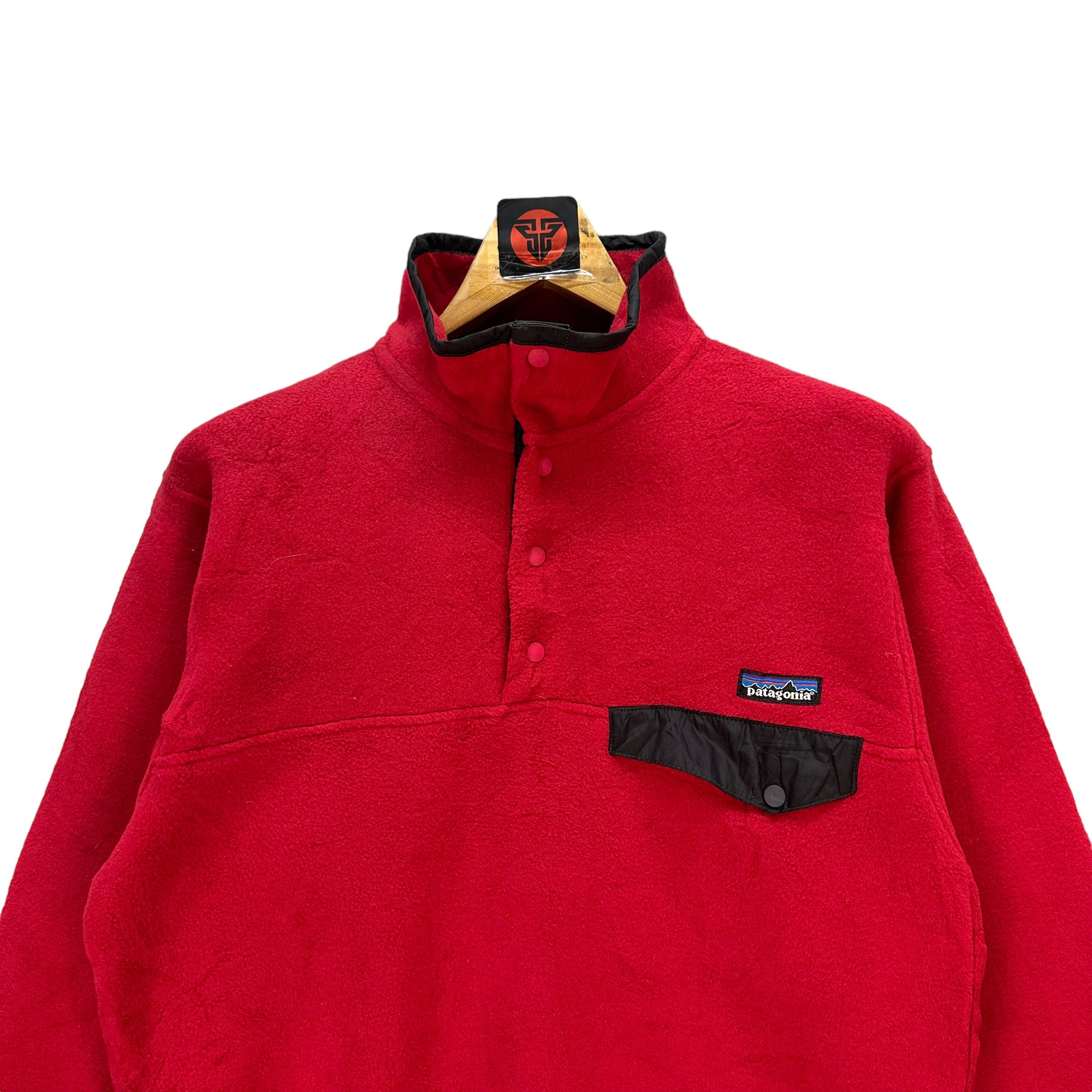 Patagonia FA99 PATAGONIA SYNCHILLA SNAP BUTTON RED FLEECE #7653-161 Size US S / EU 44-46 / 1 - 2 Thumbnail