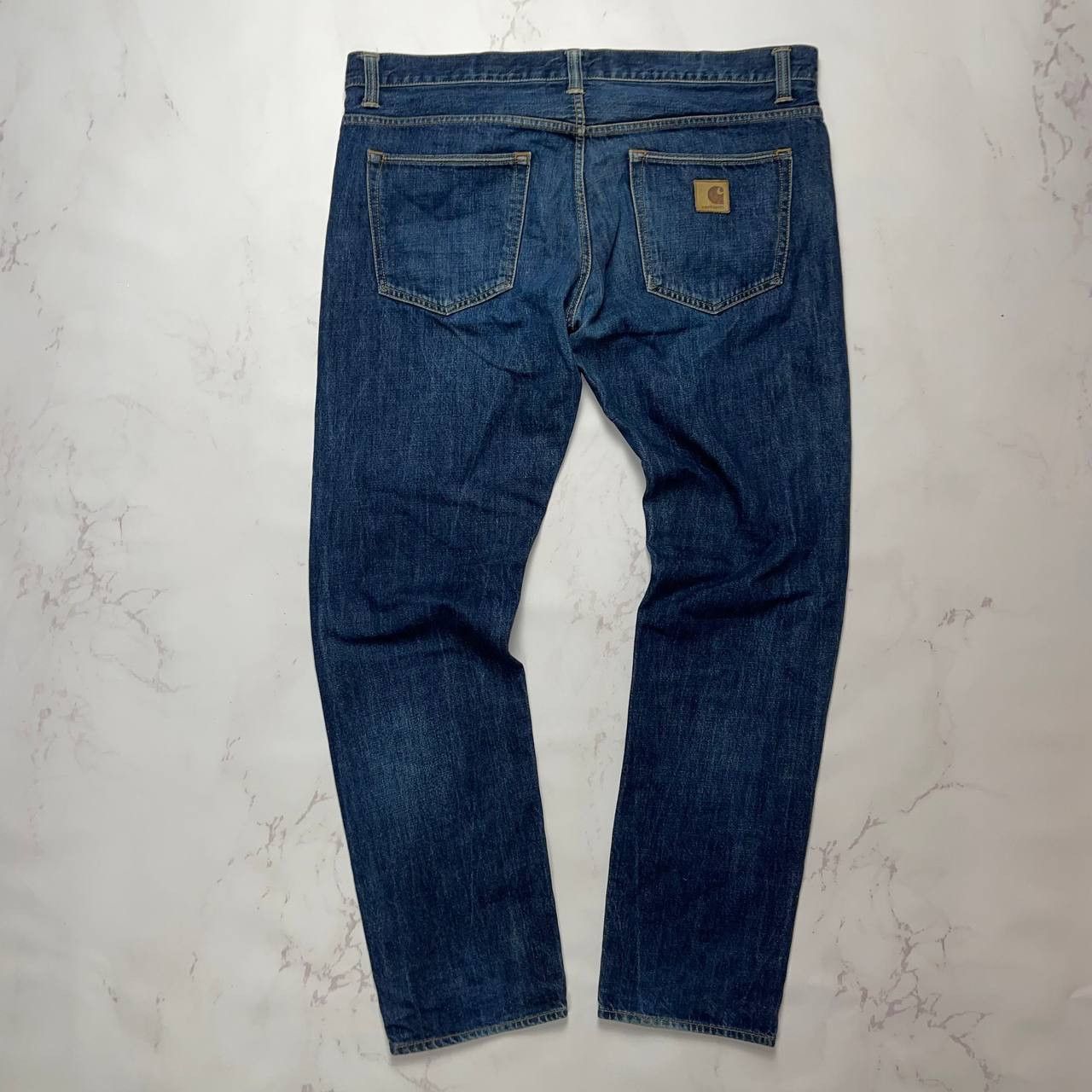Carhartt Carhartt Vintage Buccaneer pants Denim Jeans Leather Logo Size US 38 / EU 54 - 3 Thumbnail