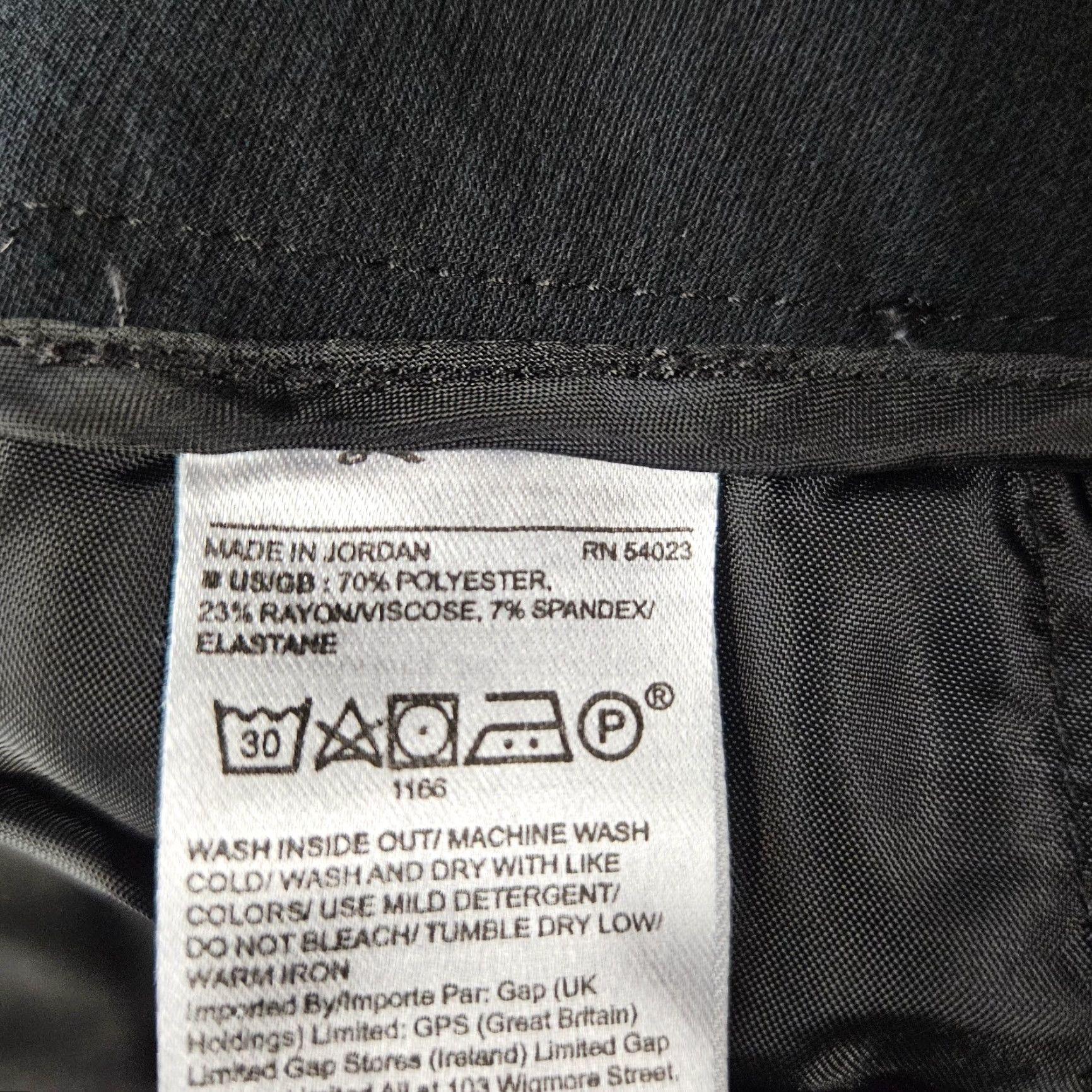 Banana Republic VINTAGE? No — Banana Republic Womens Cropped Pants Sz 2 Black Button Fly Mid Rise - Banana Republic - Pants - Women - Crop - Black - Size 2 Size 26" / US 2 / IT 38 - 6 Thumbnail
