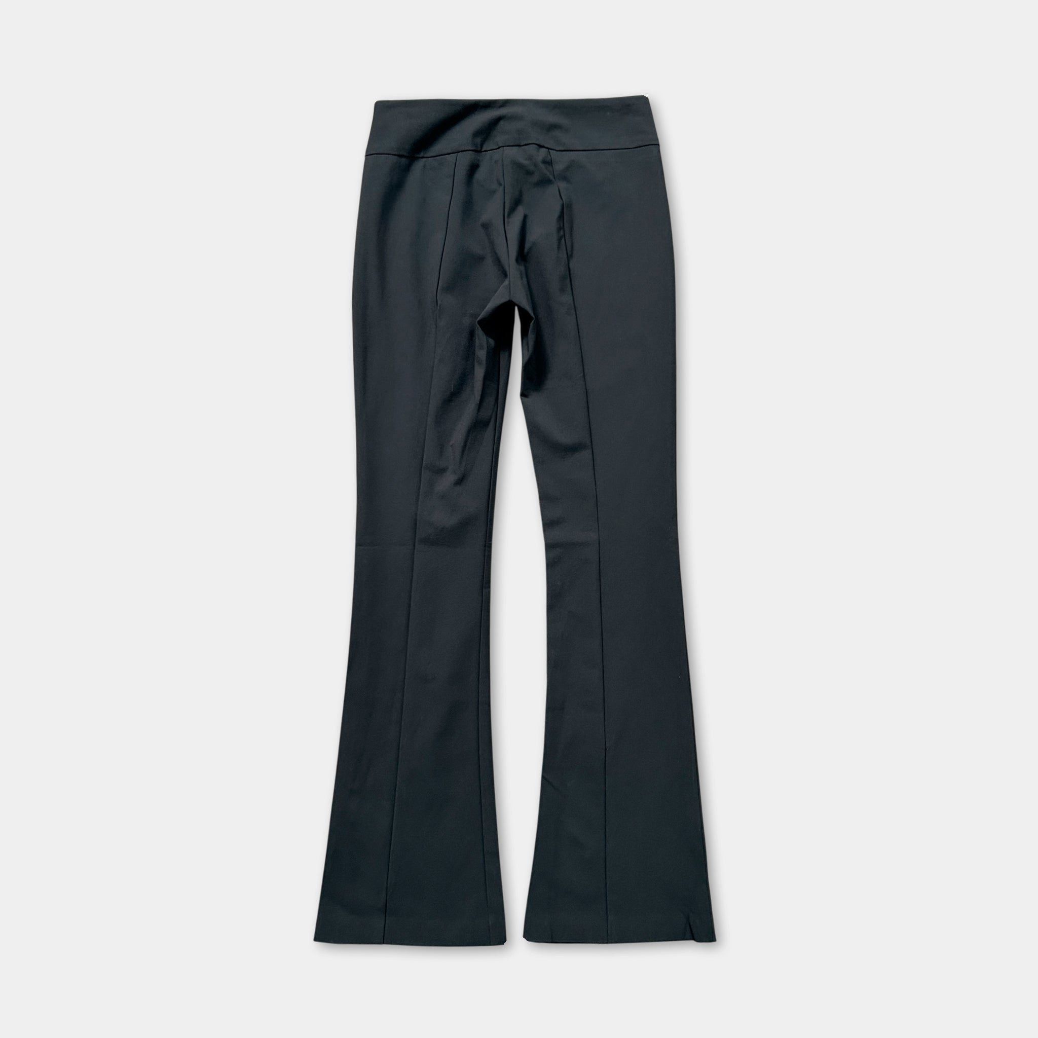 Marithe + Francois Girbaud Marithé + François Girbaud Black Flared Nylon Pants Size 26" / US 2 / IT 38 - 5 Thumbnail