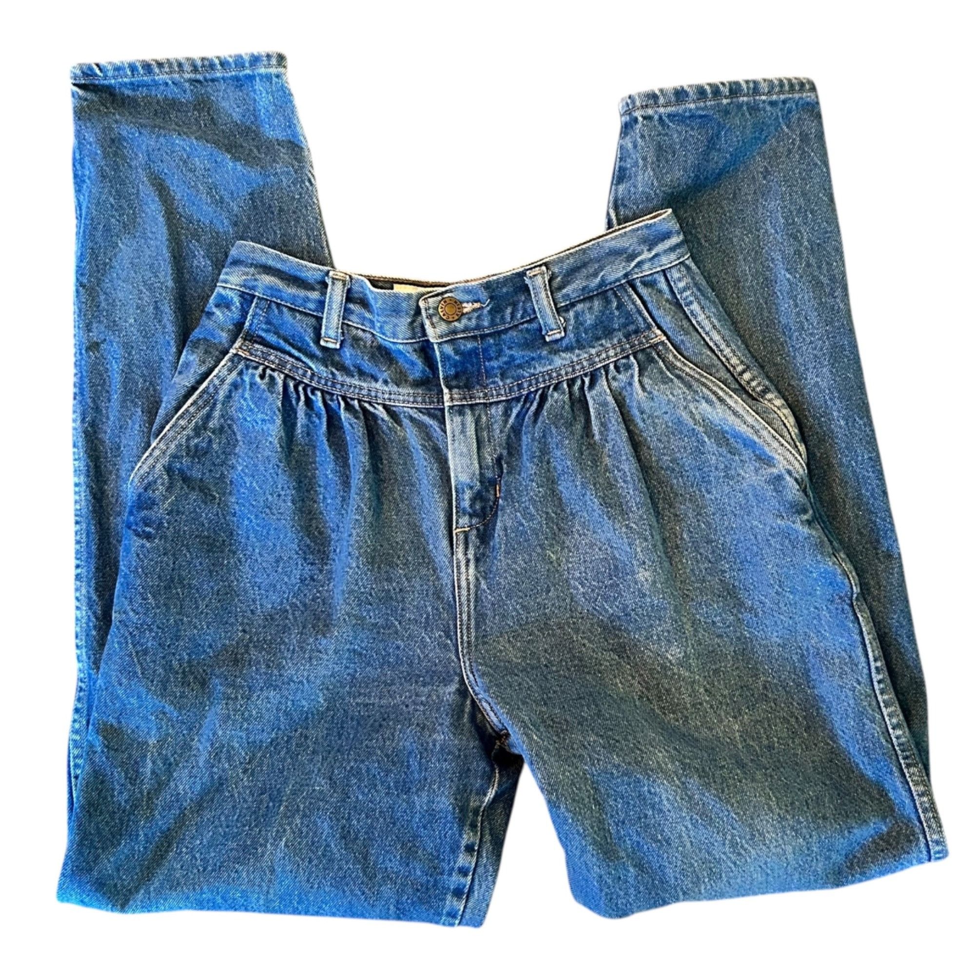 Calvin Klein Vintage Calvin Klein Pleated Ultra High Rise Balloon Denim J Size 28" / US 6 / IT 42 - 1 Thumbnail