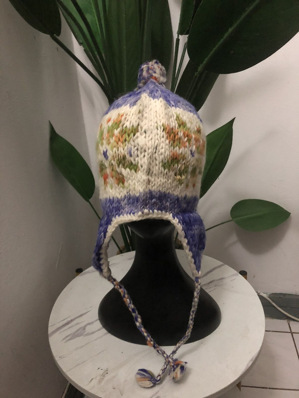 Japanese Brand × Vintage VINTAGE EAR FLAT NAVAJO WOOL BEANIE HAT Size ONE SIZE - 2 Thumbnail