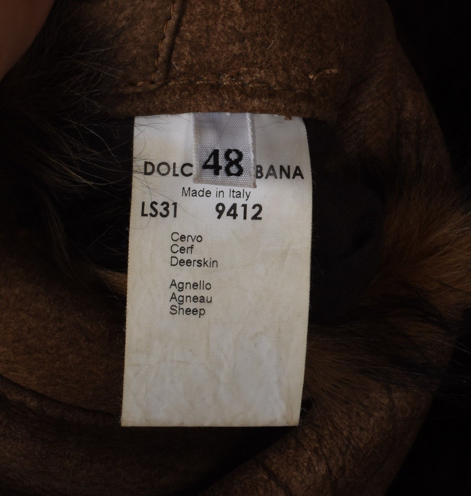 Dolce & Gabbana Dolce Gabbana Shearling Men Jacket Fur Deerskin Size IT48-M Size US M / EU 48-50 / 2 - 6 Thumbnail