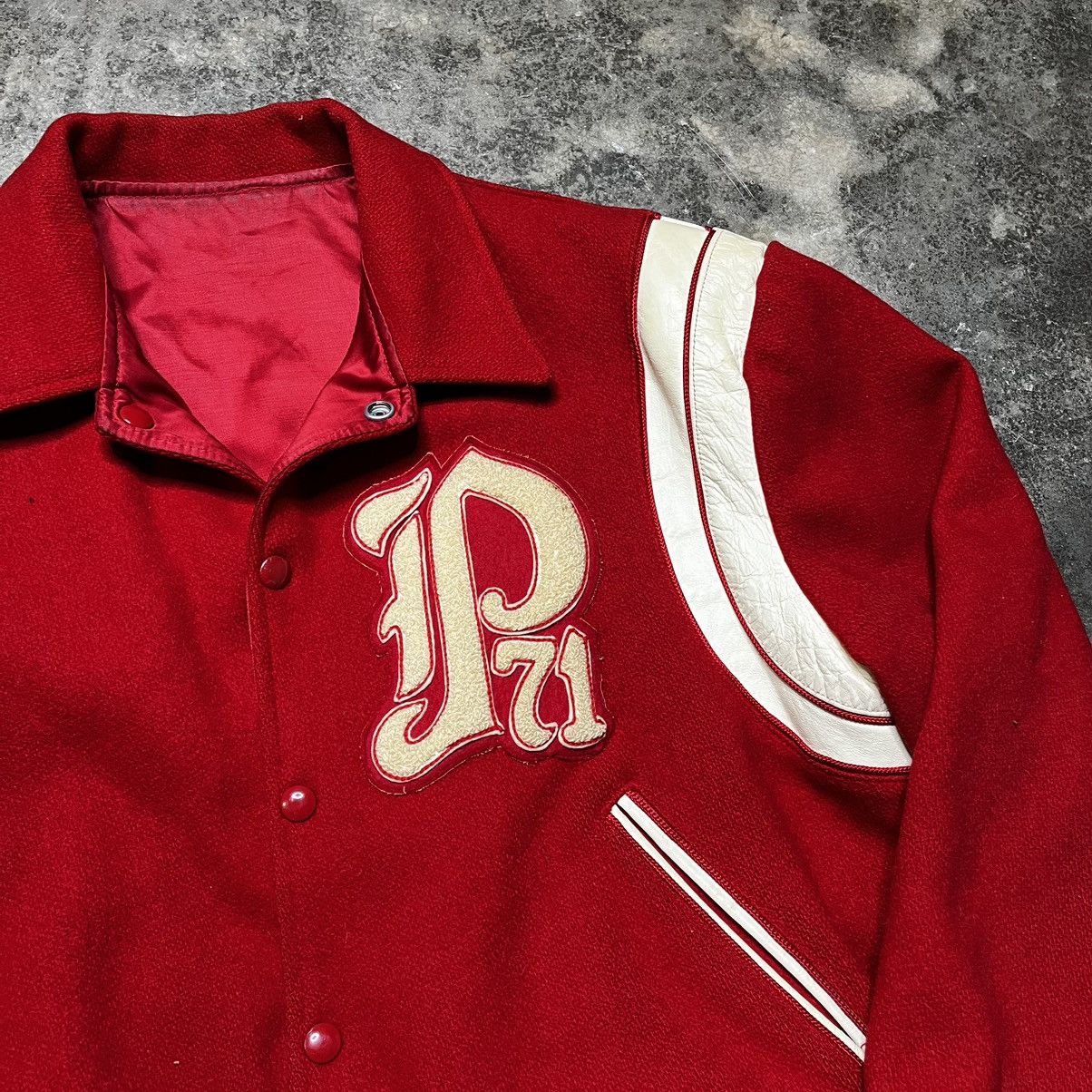 Vintage vintage 70s princeton ivy league varsity letterman jacket Size US L / EU 52-54 / 3 - 4 Thumbnail