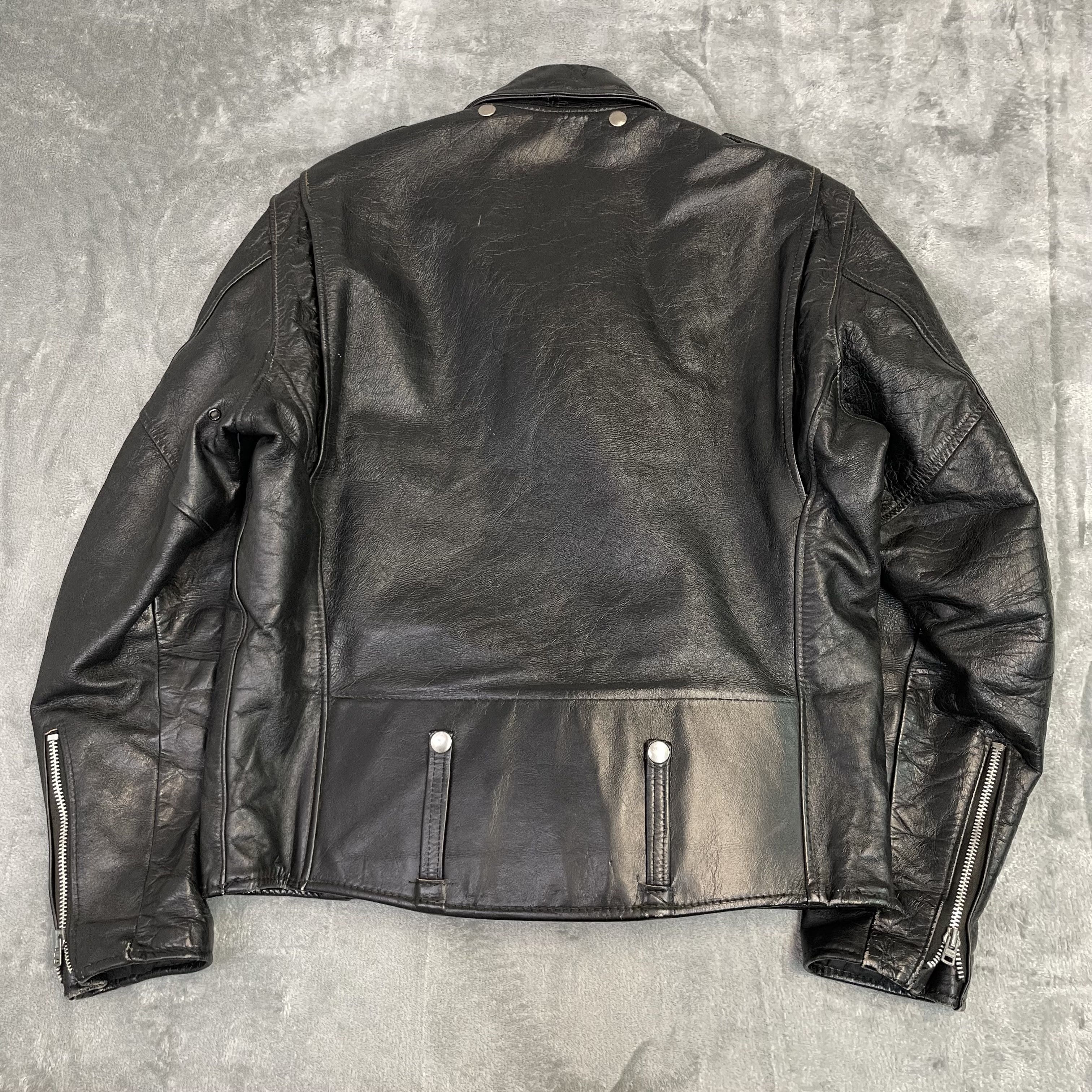 Harley Davidson × Vintage vintage 1970s black HARLEY DAVIDSON leather jacket 42 AMF Size US M / EU 48-50 / 2 - 6 Thumbnail