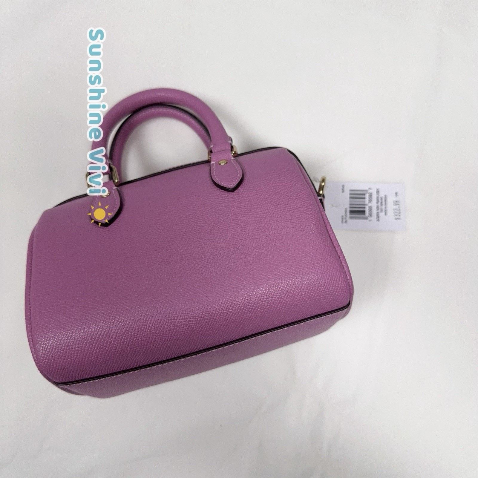 Coach NWT Coach Mini Rowan Crossbody Bag Leather CV404 IM/fuchsia Size ONE SIZE - 4 Thumbnail