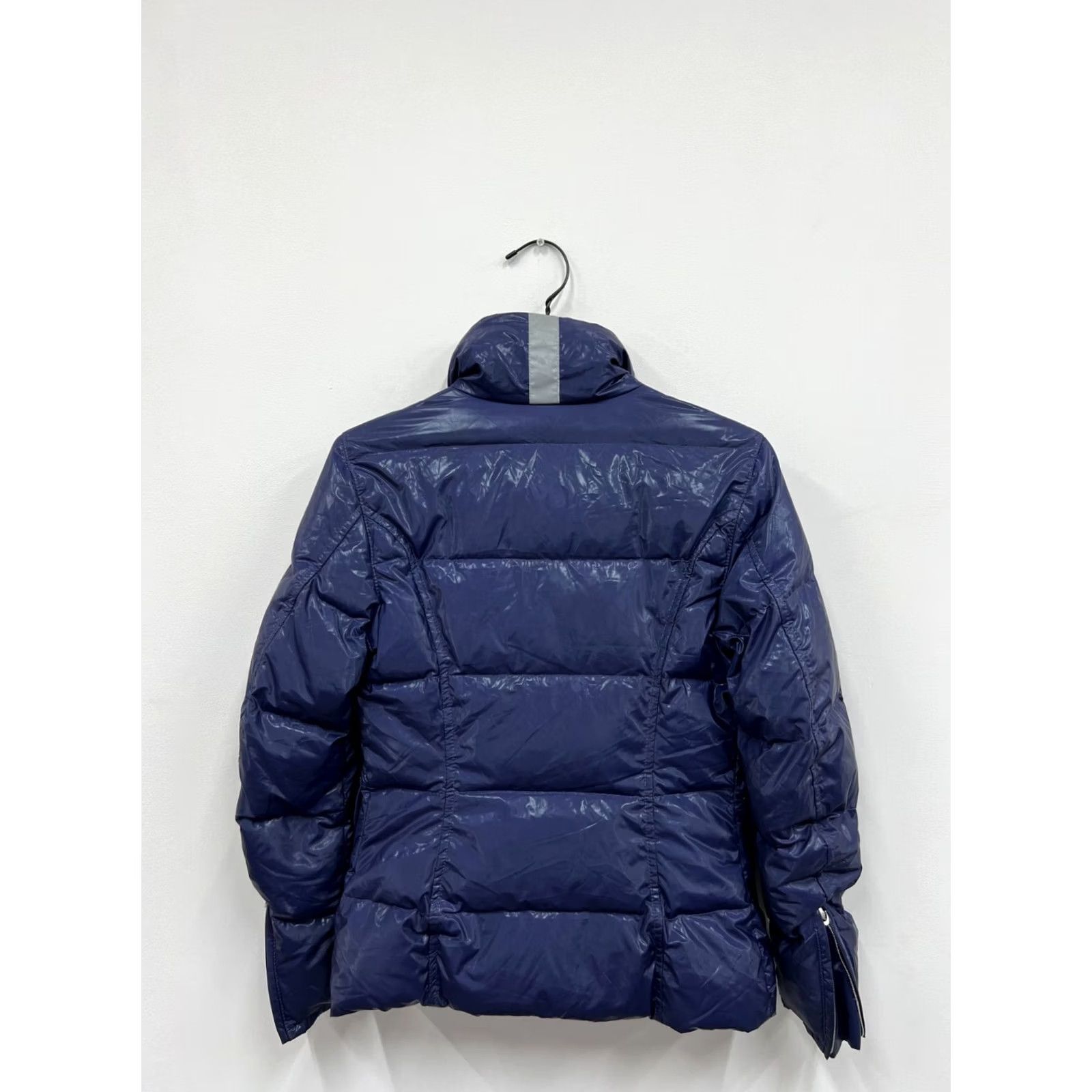 Belstaff Belstaff Jacket Puffer Jacket Ladies Size S Purple Logo Nylon Down 80% Down 20% Feather Wool lining Casual Womens Size S / US 4 / IT 40 - 3 Thumbnail