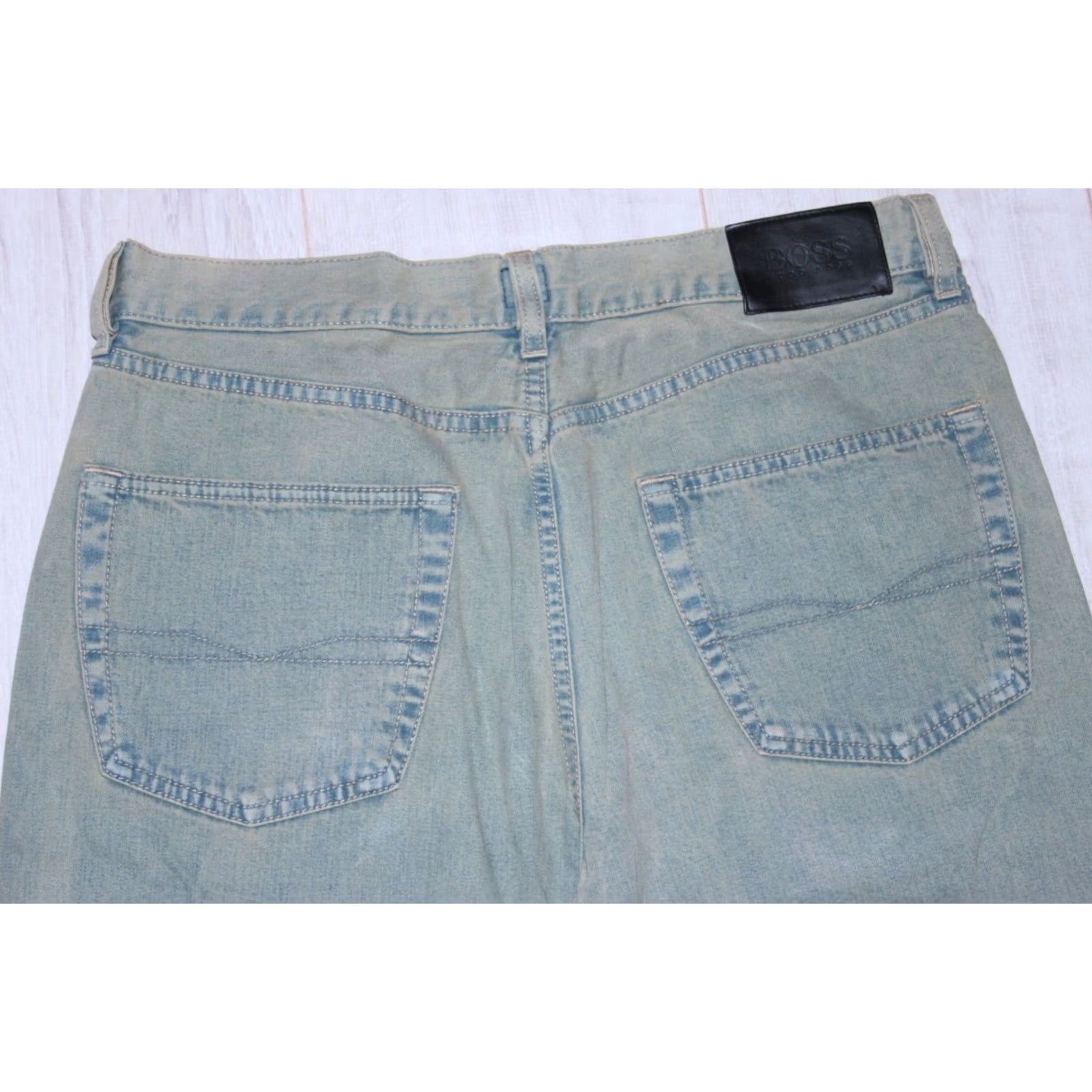 Hugo Boss VINTAGE Hugo Boss Arkansas jeans Green Mens Size W33 L30 Size US 33 - 5 Thumbnail