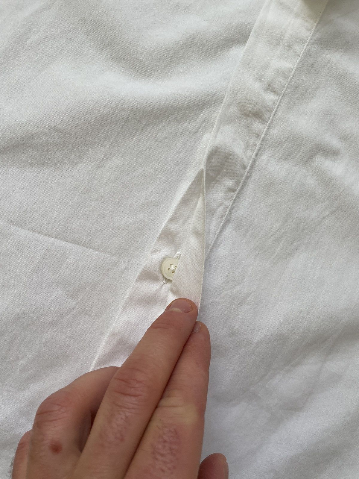 Haider Ackermann Haider Ackermann White Cotton Shirt Size US M / EU 48-50 / 2 - 7 Thumbnail