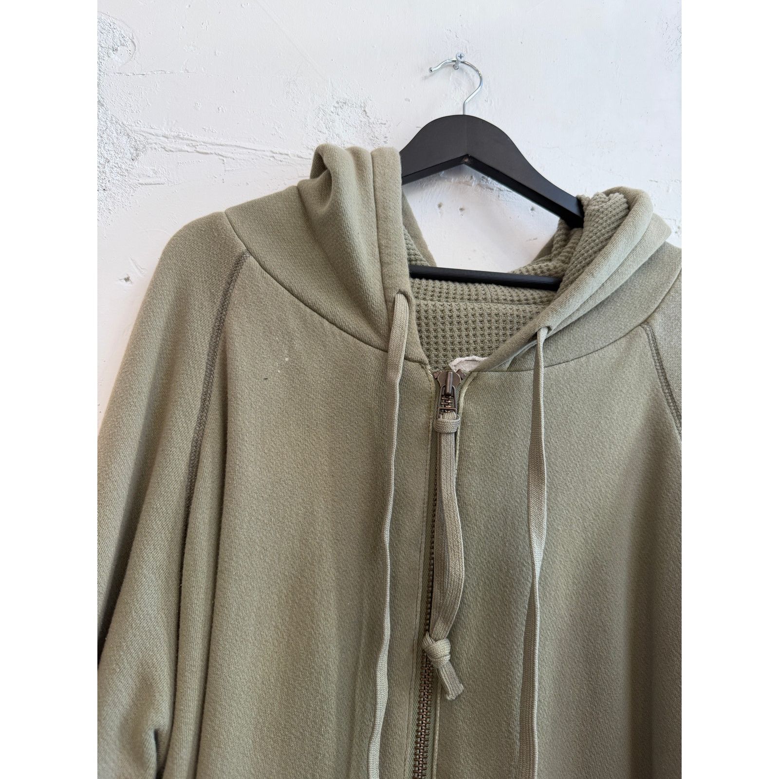 Greg Lauren Greg Lauren Army Zip Waffle Lined Hoodie Size US XL / EU 56 / 4 - 4 Thumbnail