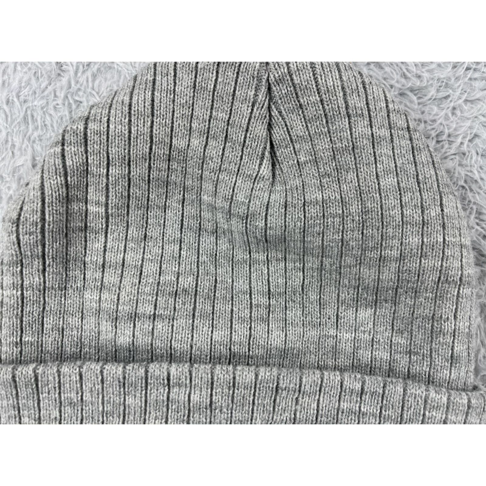 Vintage Berkshire Handkerchief Co Inc Beanie Adult One Size Gray 100% Acrylic Knit Ski Outdoor Size ONE SIZE - 3 Thumbnail