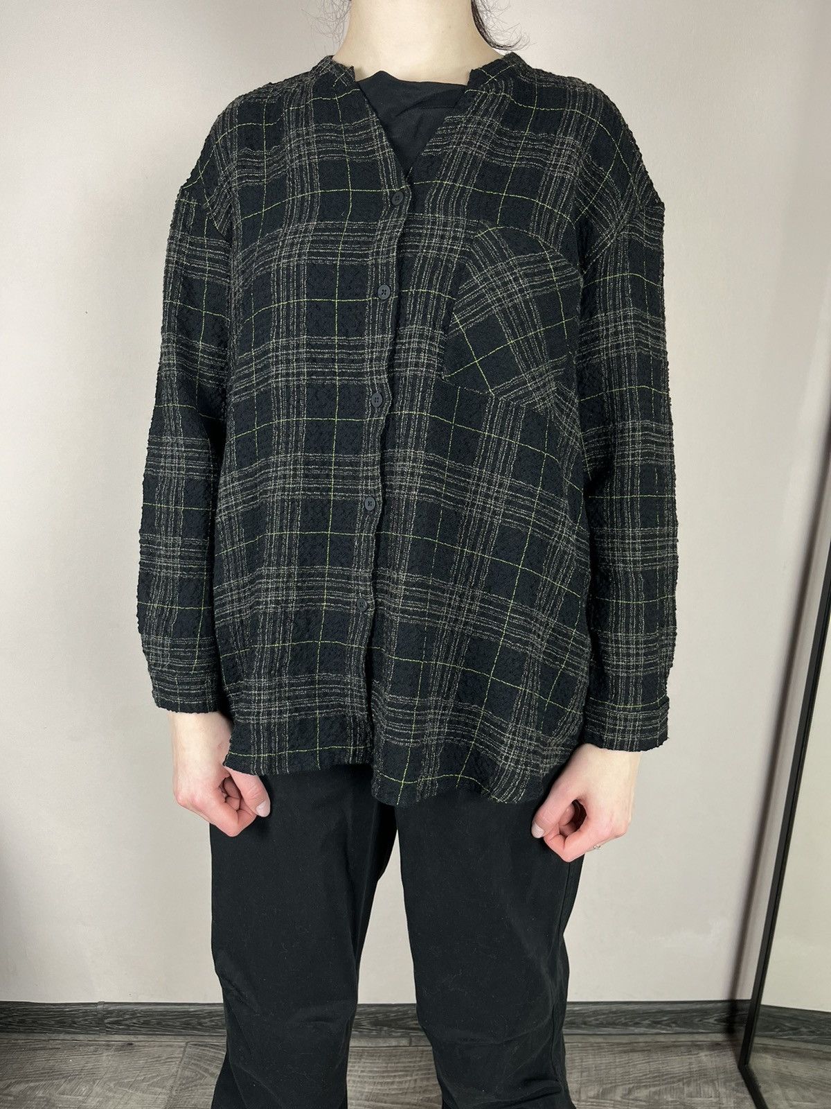 Transit Transit Par-such N230 Checkered Shirt Longsleeve Button Size S / US 4 / IT 40 - 2 Thumbnail
