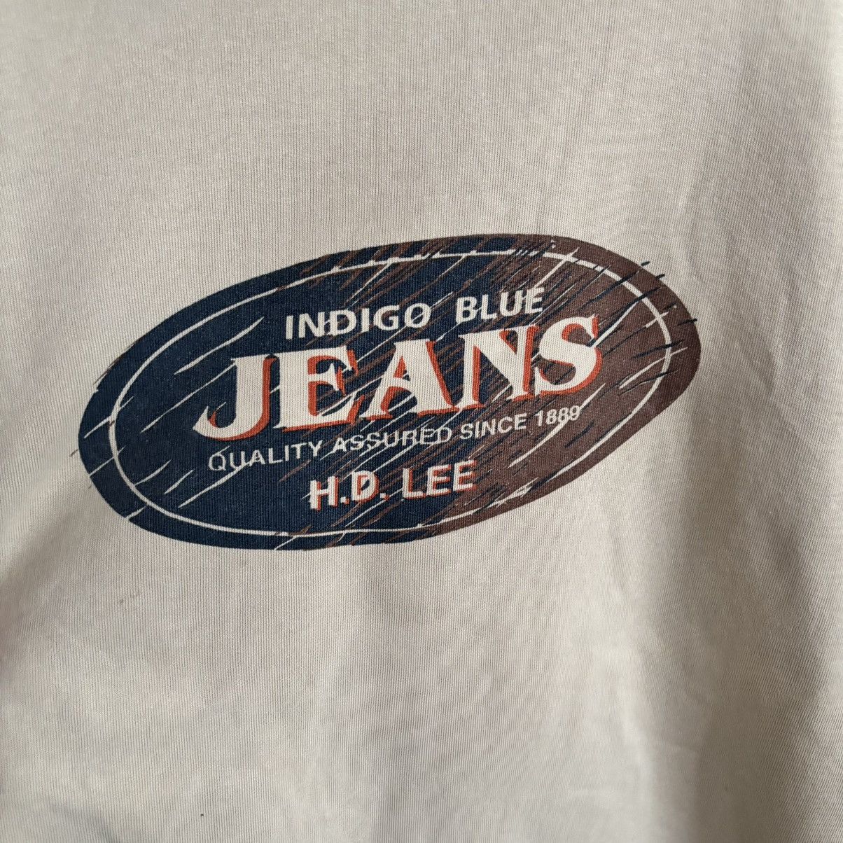 Lee Vintage Lee Sweatshirt XL 90s Made in USA Indigo Blue Logo Size US XL / EU 56 / 4 - 4 Thumbnail
