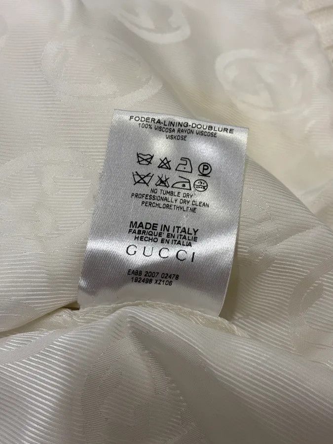 Gucci SS2007 Gucci Cream Madonna Multi-Pocket Bomber Jacket Size S / US 4 / IT 40 - 13 Thumbnail