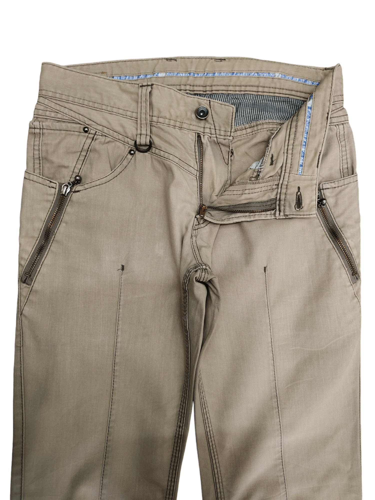 Comme des Garcons × Undercover Vintage Y2k Nicole Club For Men Distress Denim Pants Size US 30 / EU 46 - 9 Thumbnail