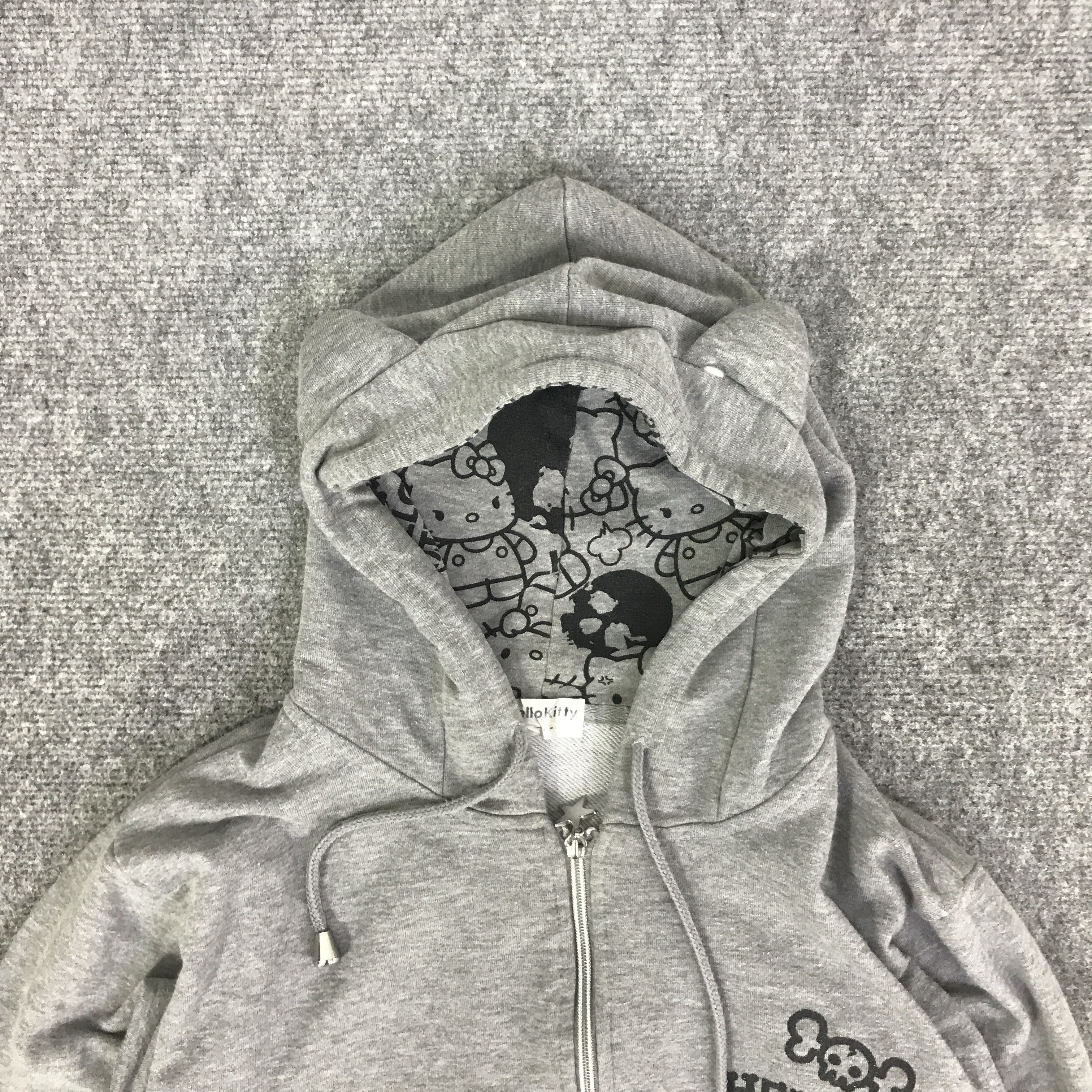 Japanese Brand HELLO KITTY JAPAN CARTOON HOODIE JACKET K81B7 Size US L / EU 52-54 / 3 - 3 Thumbnail