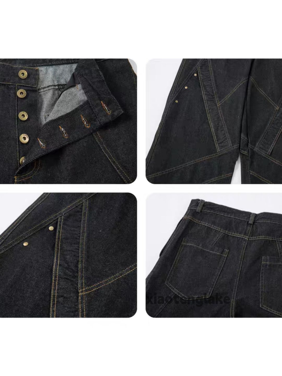Jean ltx vintage loose baggy skate hiphop cargo flared jeans Size US 34 / EU 50 - 7 Thumbnail