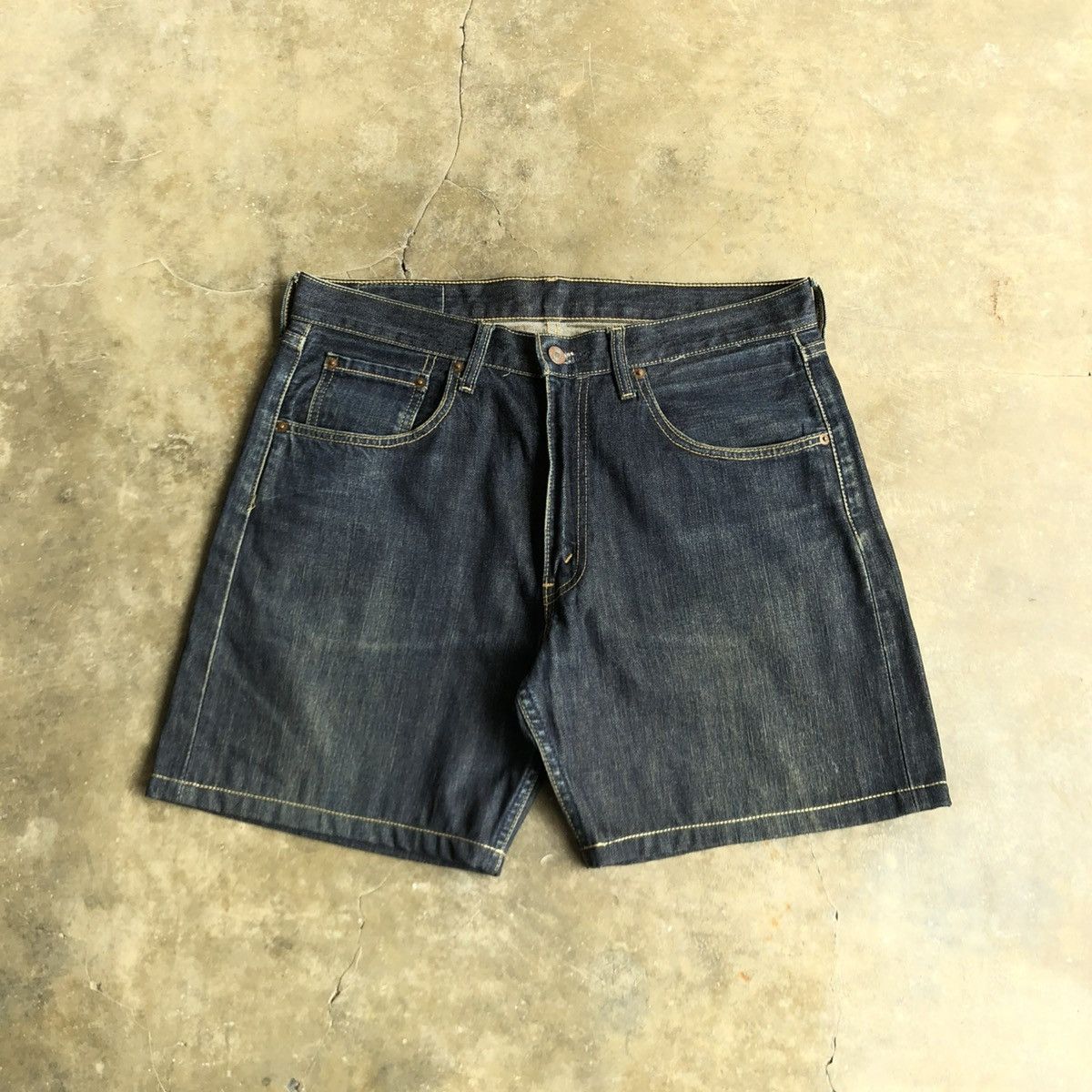 Levi's Vintage Clothing Vintage Levis 503 32x34 Denim Jeans Short Pants Size US 33 - 9 Thumbnail