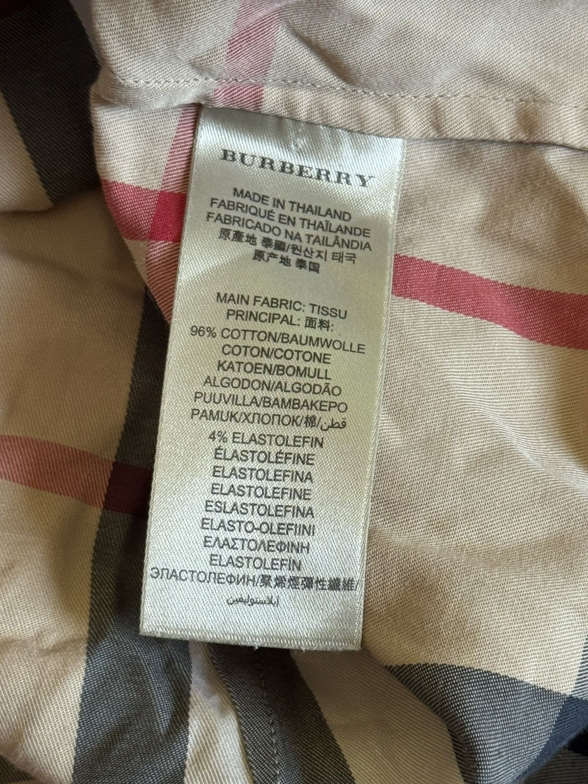 Burberry Burberry Brit XS/size nova check shirts button up blouse Size XS / US 0-2 / IT 36-38 - 5 Thumbnail