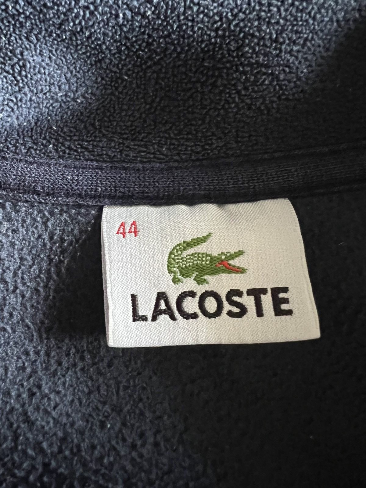 Lacoste × Vintage Vintage Lacoste Fleece Big Logo Size US L / EU 52-54 / 3 - 4 Thumbnail