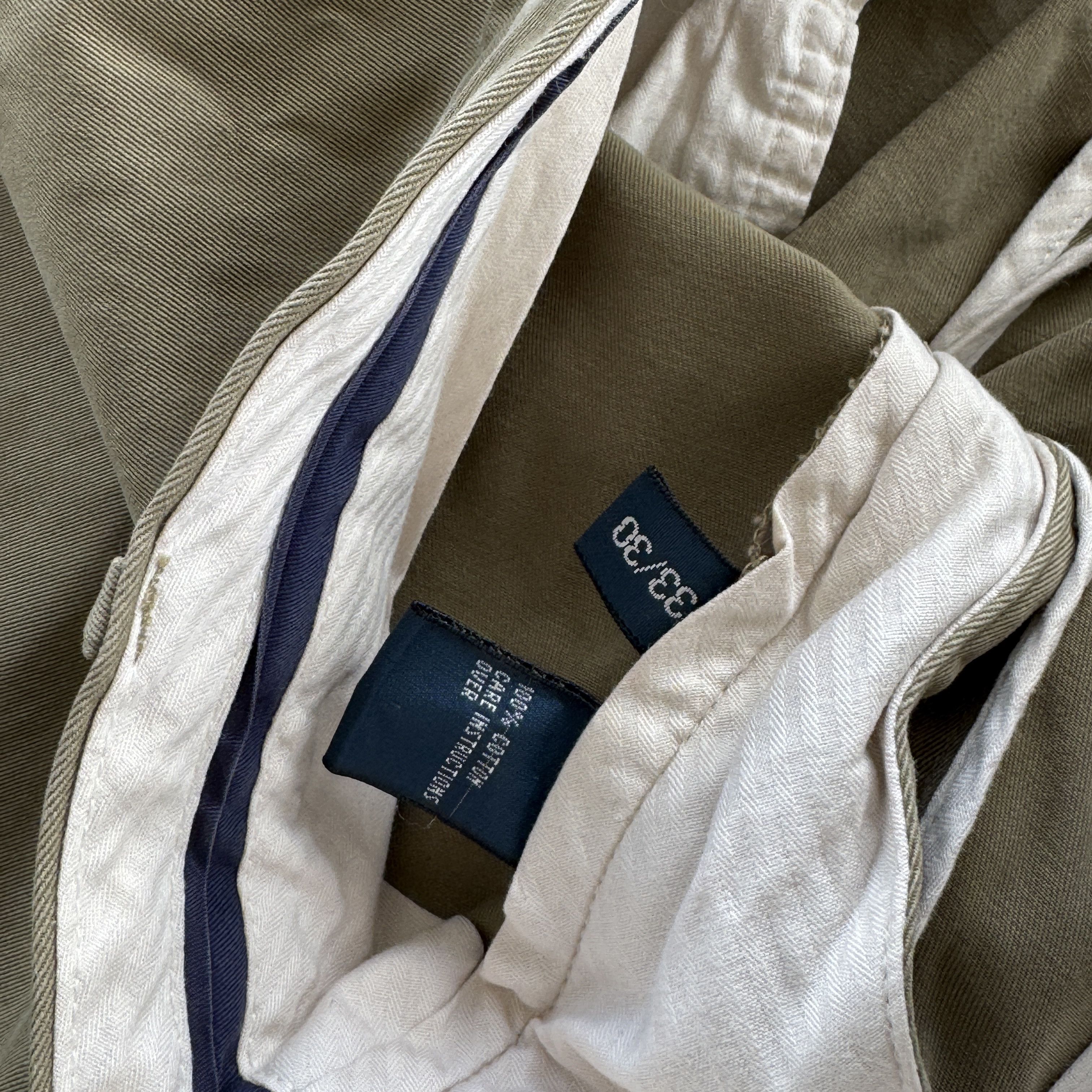 Polo Ralph Lauren Vintage Polo Ralph Lauren Beige Chino Trousers Straight Leg Size US 33 - 11 Thumbnail