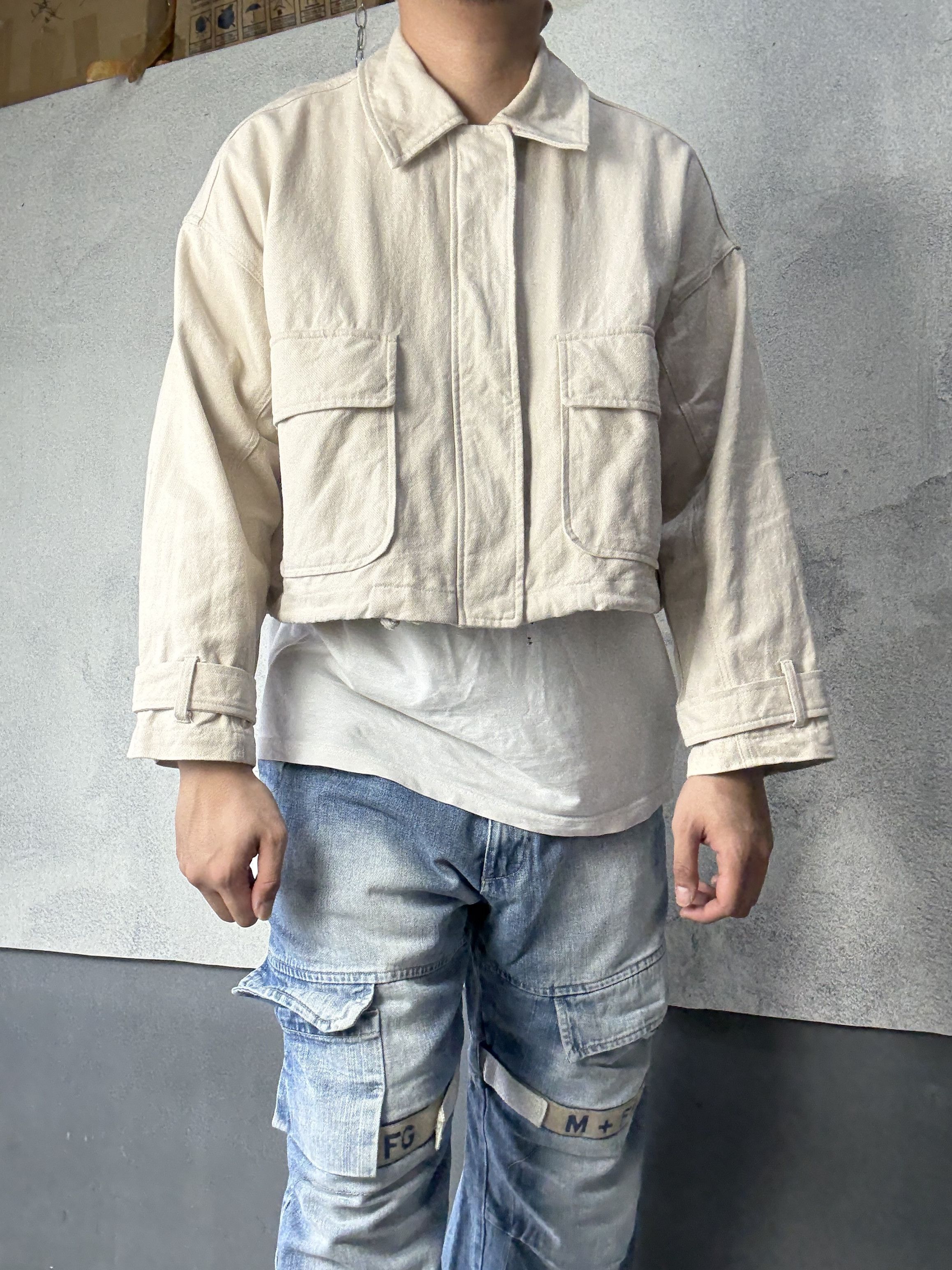 Japanese Brand 888 Seconds Cropped Big Pocket Jacket Size US M / EU 48-50 / 2 - 9 Thumbnail