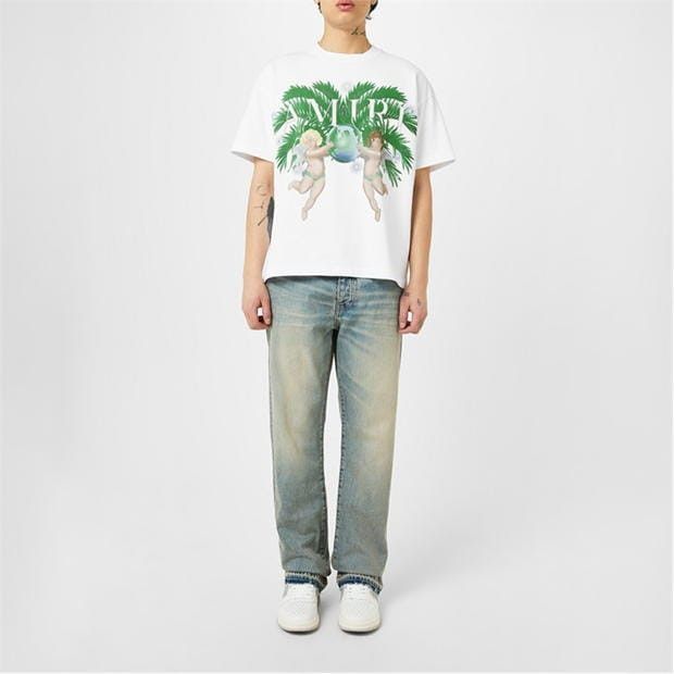 Amiri AMIRI Airbrush Cherub Graphic T-Shirt Size US XL / EU 56 / 4 - 5 Thumbnail