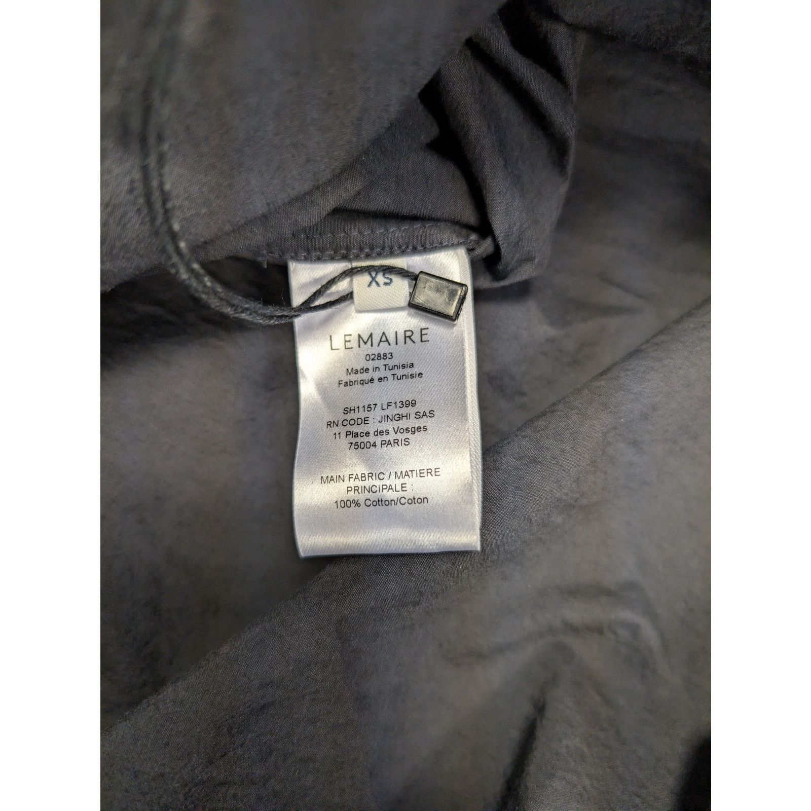 Lemaire o1rshd1 Double Pocket Button up Shirt in Black Size US XS / EU 42 / 0 - 16 Thumbnail