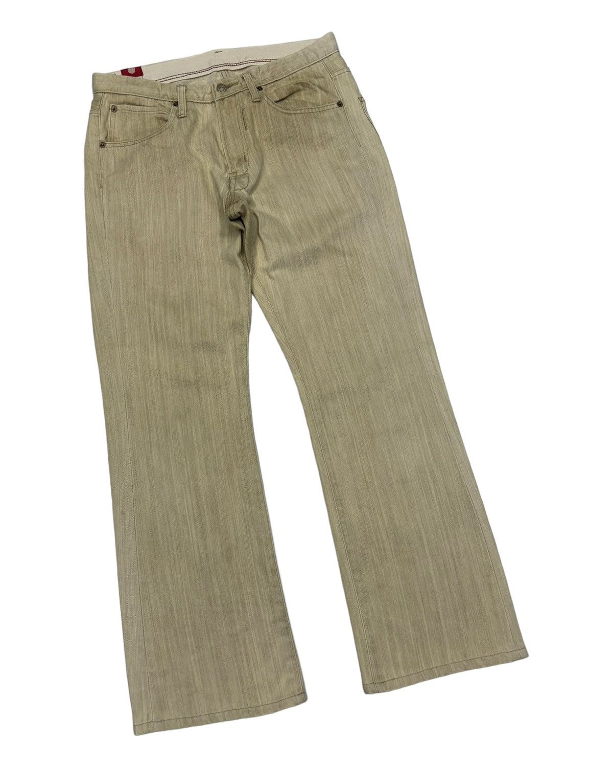 Hysteric Glamour SICK🔥BLUE WAY JAPAN FLARE DENIM PANTS Size US 31 - 3 Thumbnail