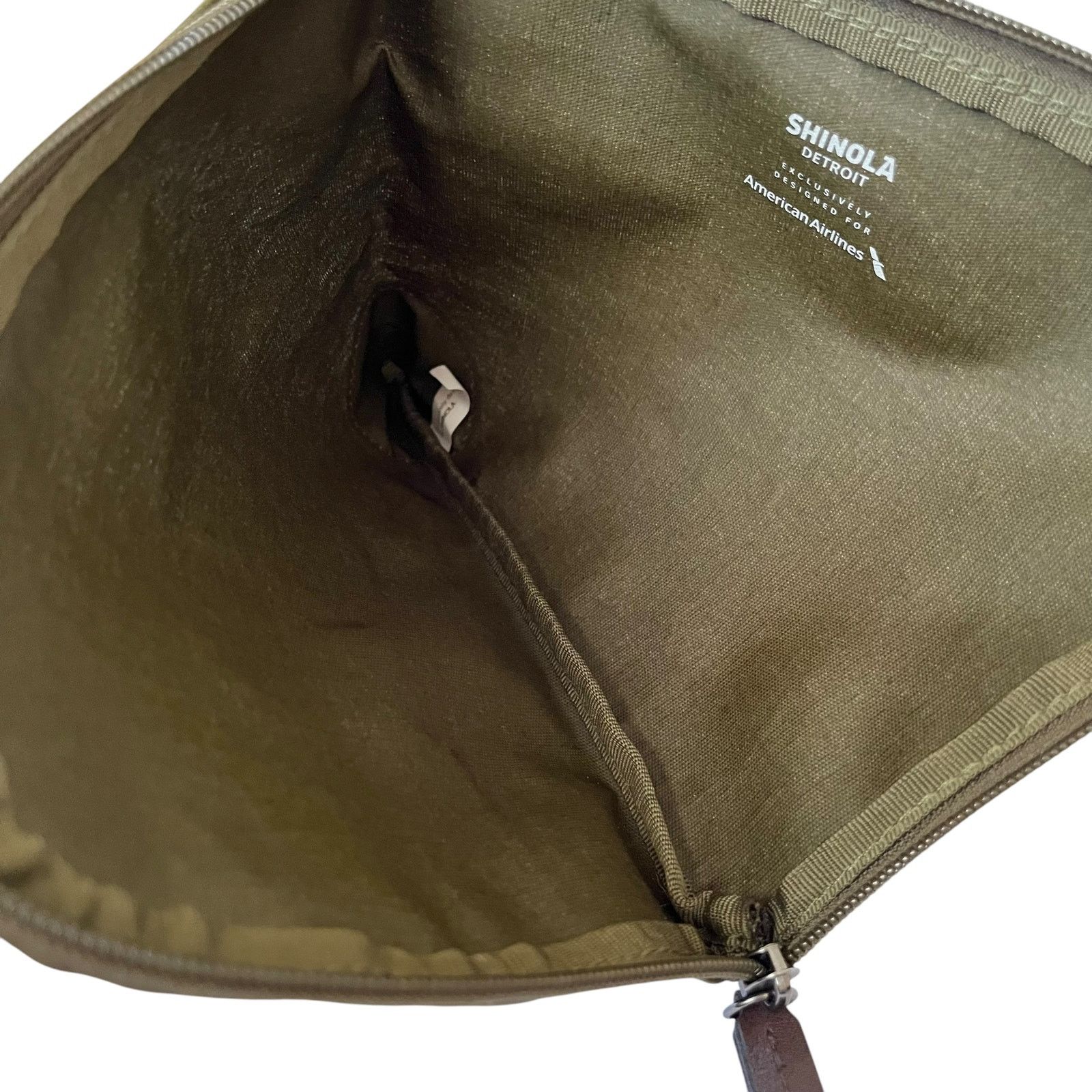 Shinola Shinola Olive Green Canvas Amenity Kit Toiletry Bag Pouch Size ONE SIZE - 5 Thumbnail
