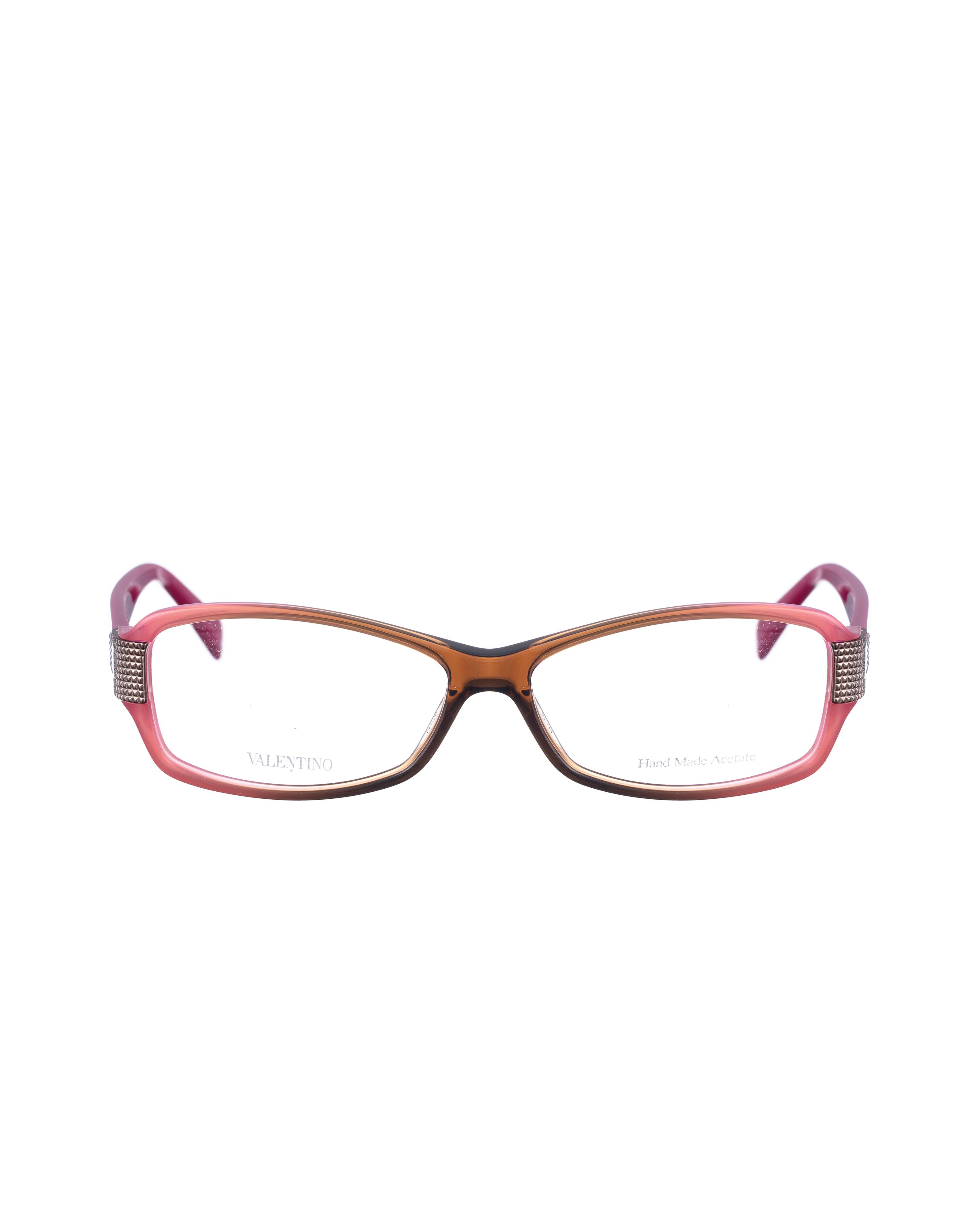 Valentino Valentino '90s Magenta & Brown Gradient Glasses Size ONE SIZE - 3 Thumbnail