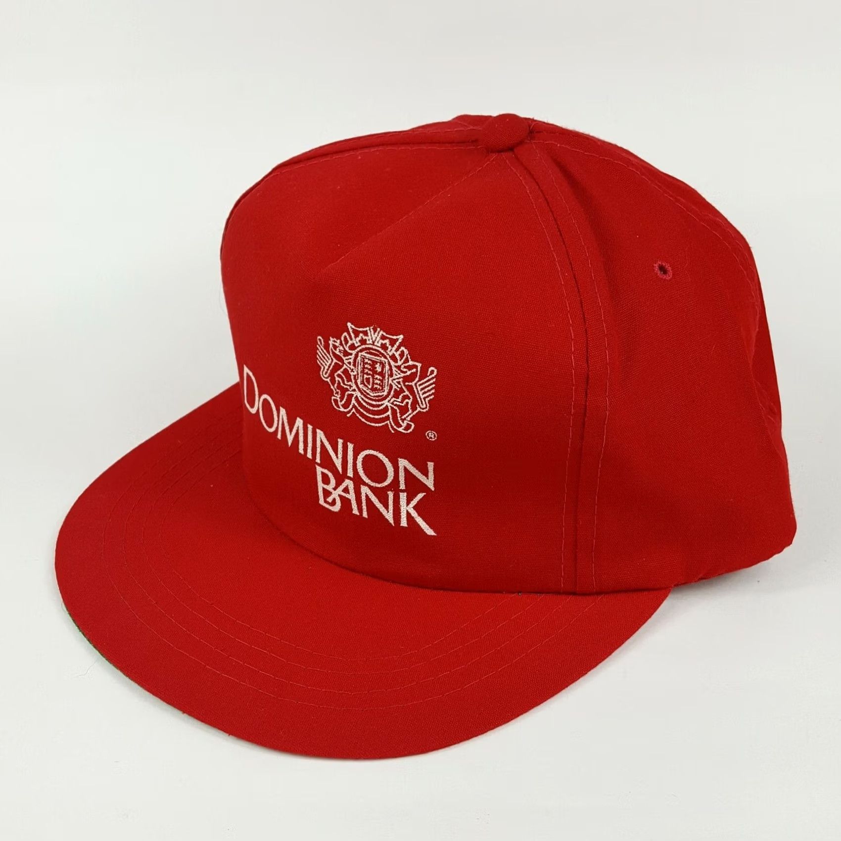 Etro VINTAGE Dominion Bank K-Products Trucker Hat Red Snapback Adjustable Retro Cap Size ONE SIZE - 3 Thumbnail