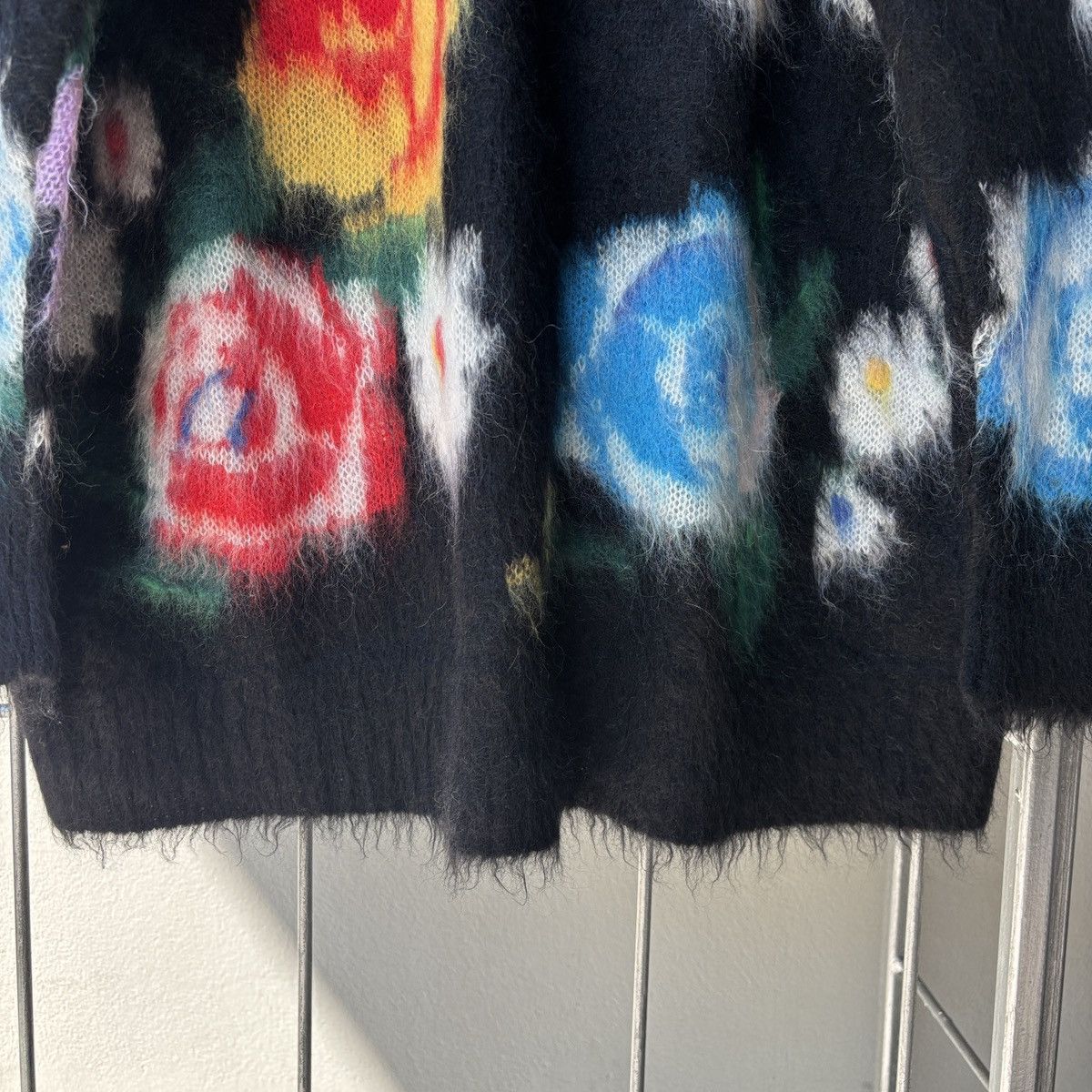 Miu Miu Miu Miu Roses Intarsia Mohair Sweater Size ONE SIZE - 15 Thumbnail