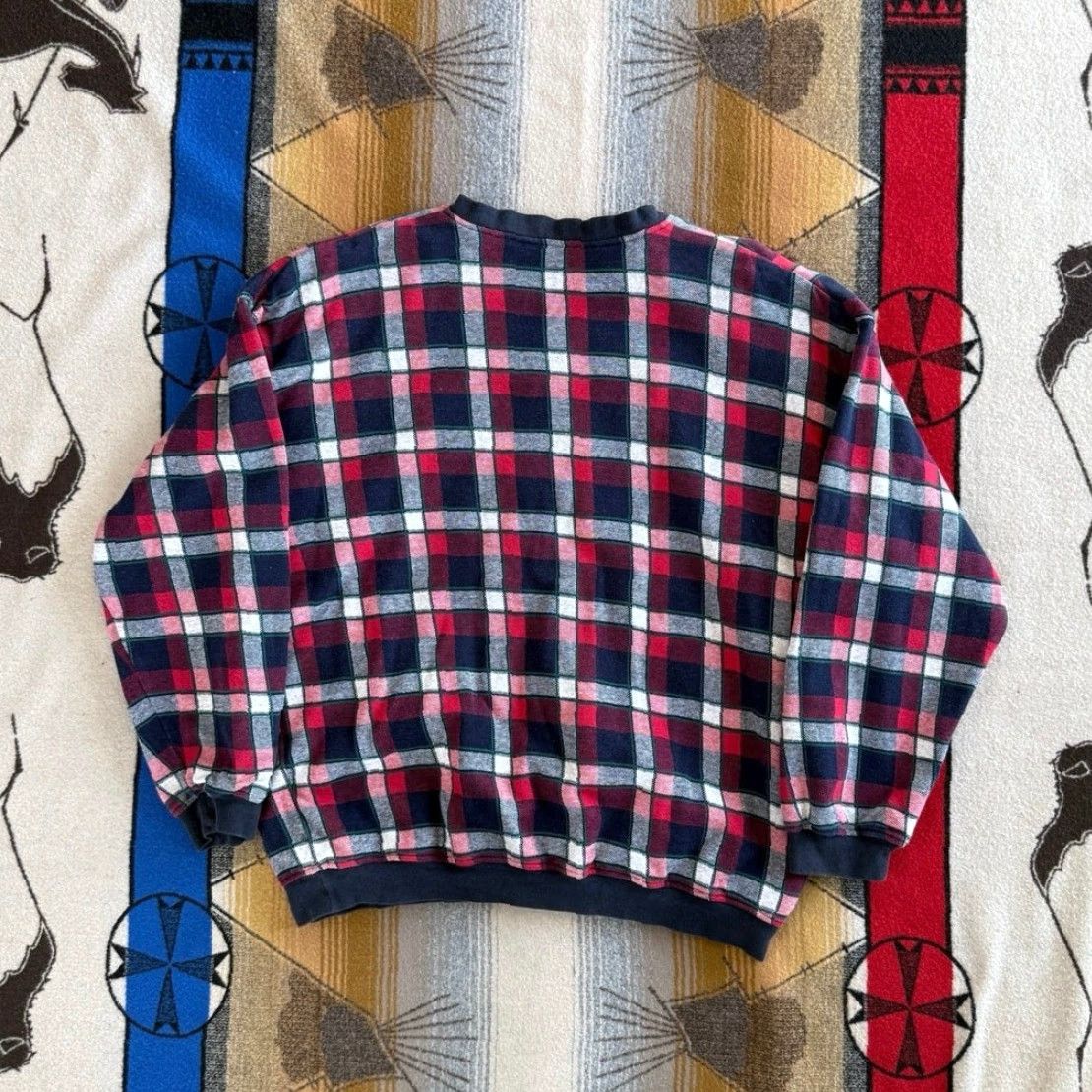 Bugle Boy VINTAGE Bugle Boy Golf Golfing Plaid Pullover Windbreaker Jacket XL Red Men Shirt? Size US XL / EU 56 / 4 - 4 Thumbnail