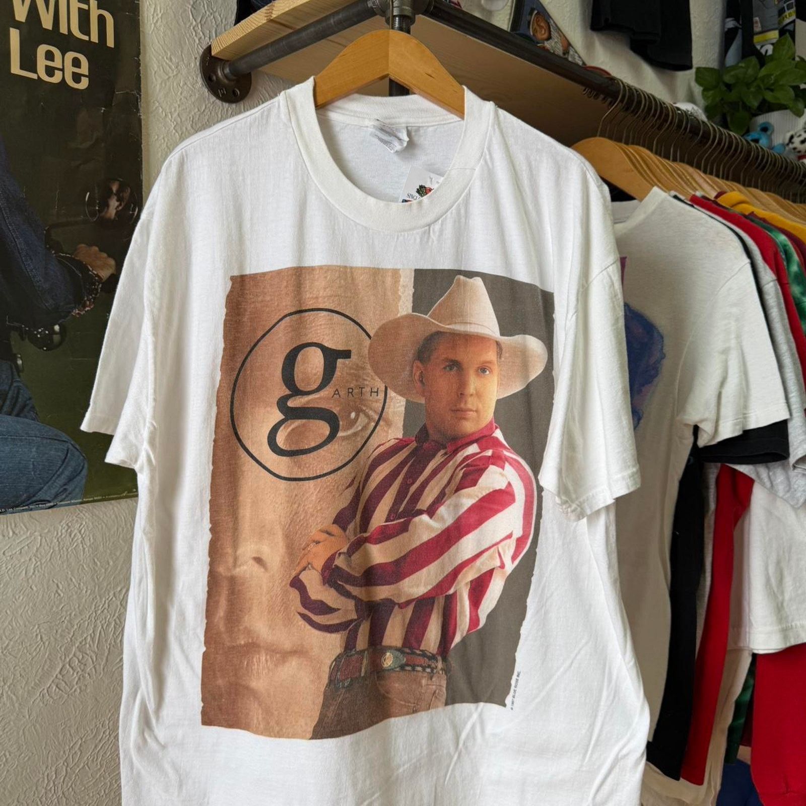 Hanes × Vintage Vintage 90s Garth Brooks Country Music Band T-Shirt Size US XL / EU 56 / 4 - 1 Thumbnail