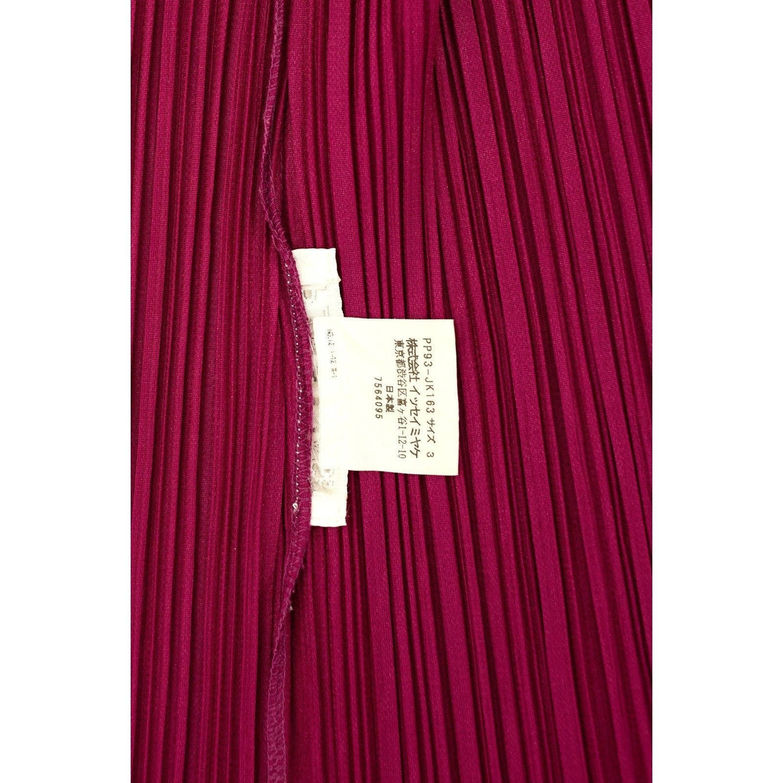 Issey Miyake Pleats Please Fuchsia Long Sleeve Top Size L / US 10 / IT 46 - 5 Thumbnail