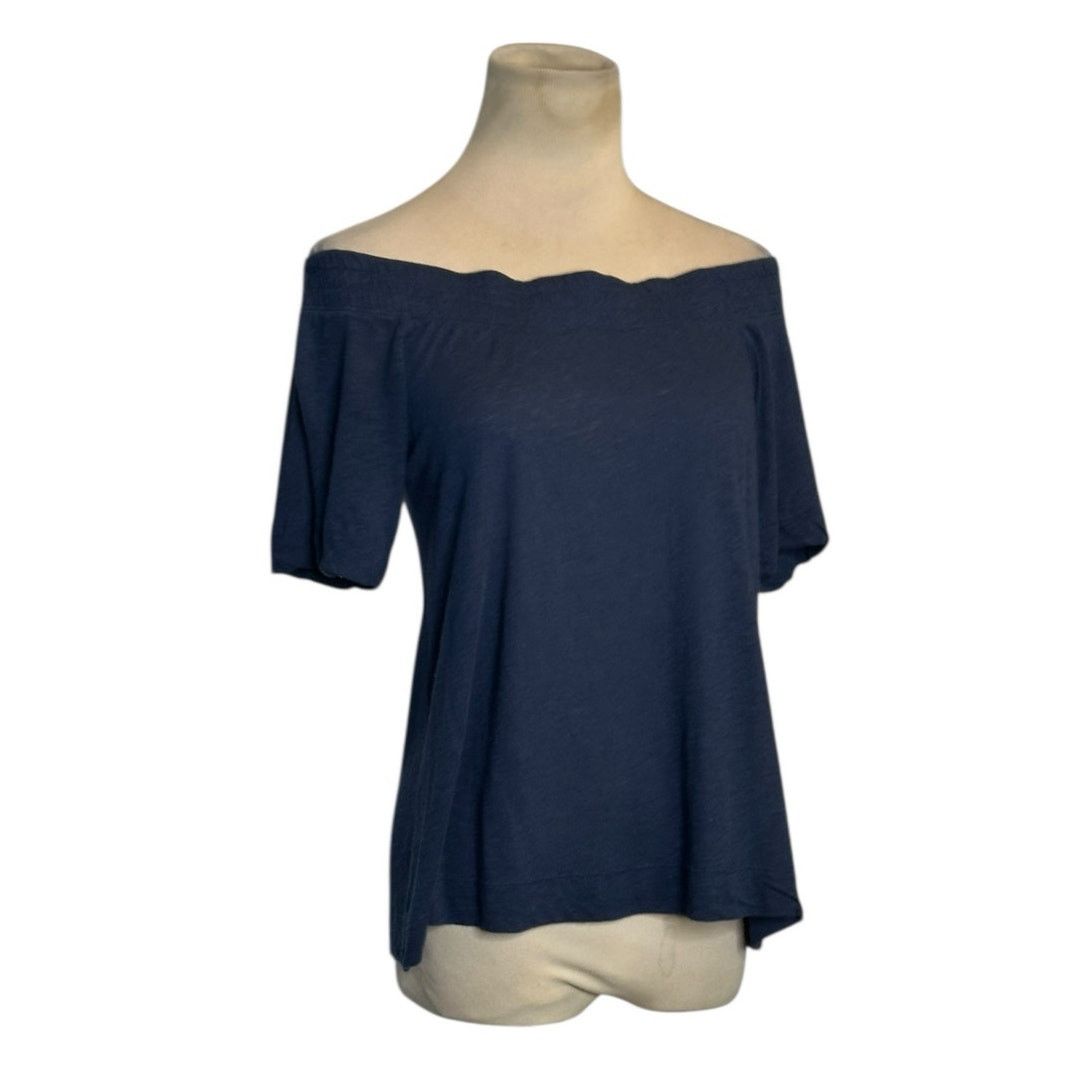 Splendid Splendid blue short sleeves off shoulders top size small Size S / US 4 / IT 40 - 10 Thumbnail