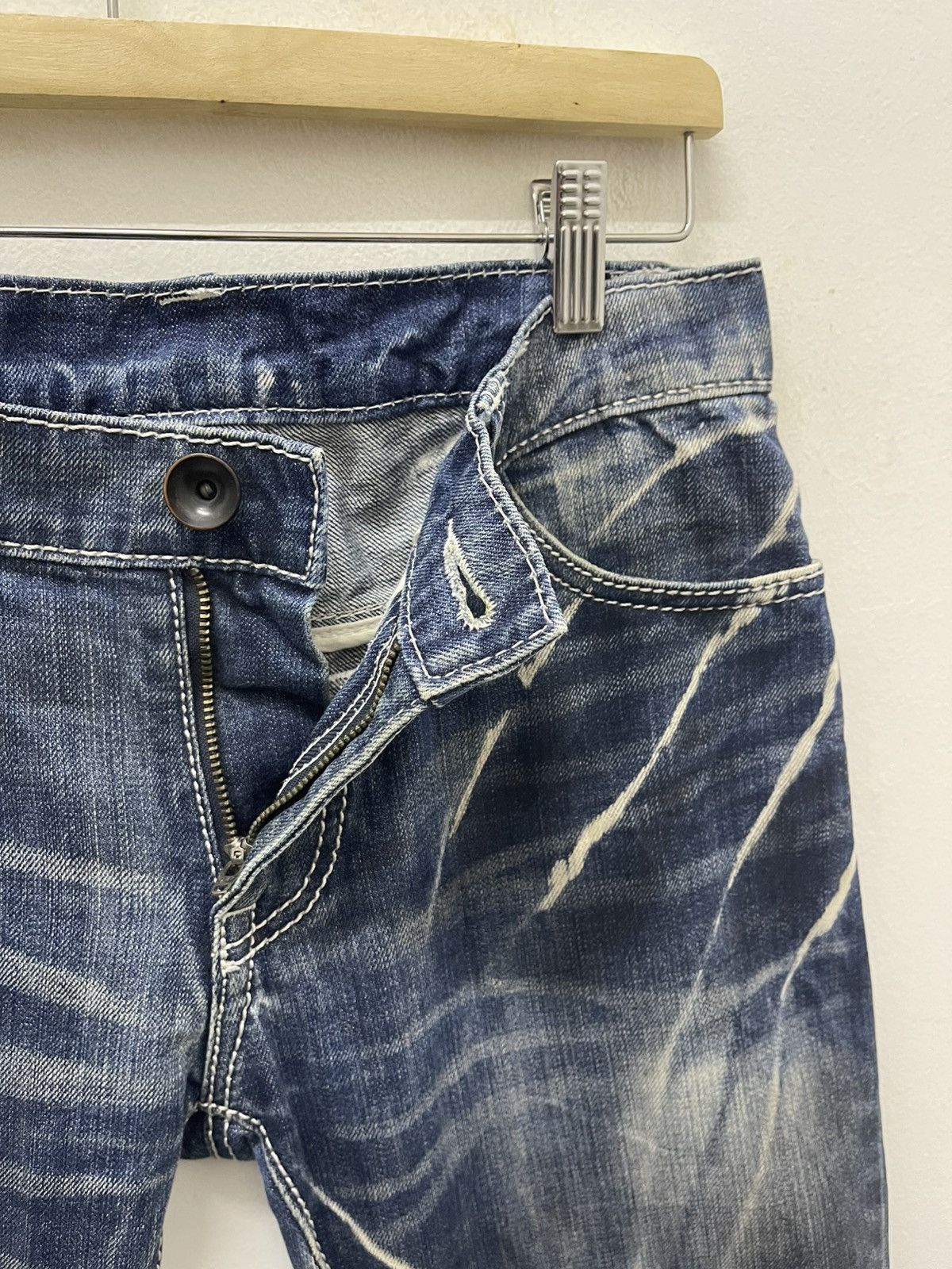 Hysteric Glamour Vintage JOHNNY WOLF Buffalo Bobs Banana Curve Claw Flare Size US 30 / EU 46 - 8 Thumbnail