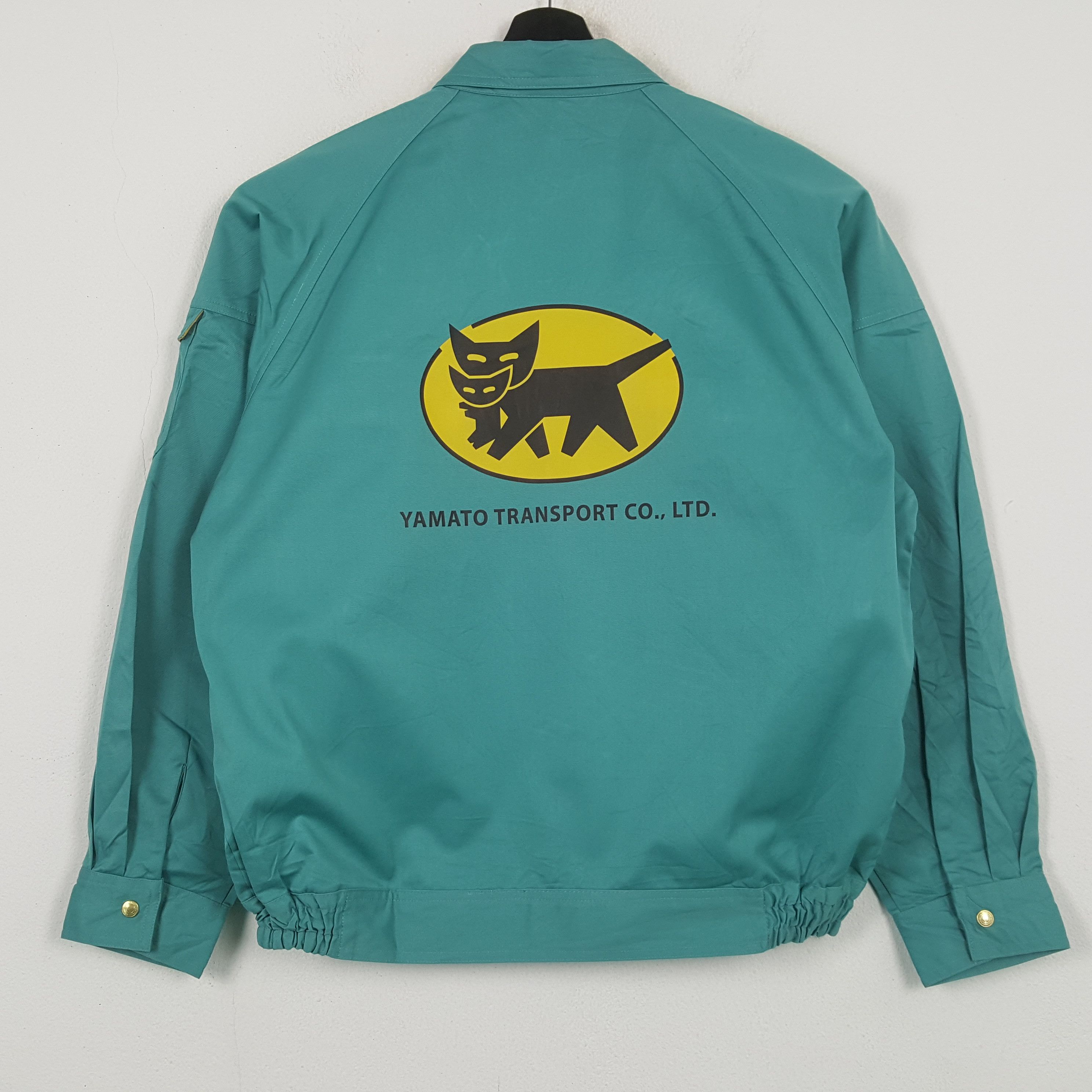 Vintage YAMATO TRANSPORT Japanese Workwear Custom Jacket C293N1 Size US L / EU 52-54 / 3 - 1 Thumbnail