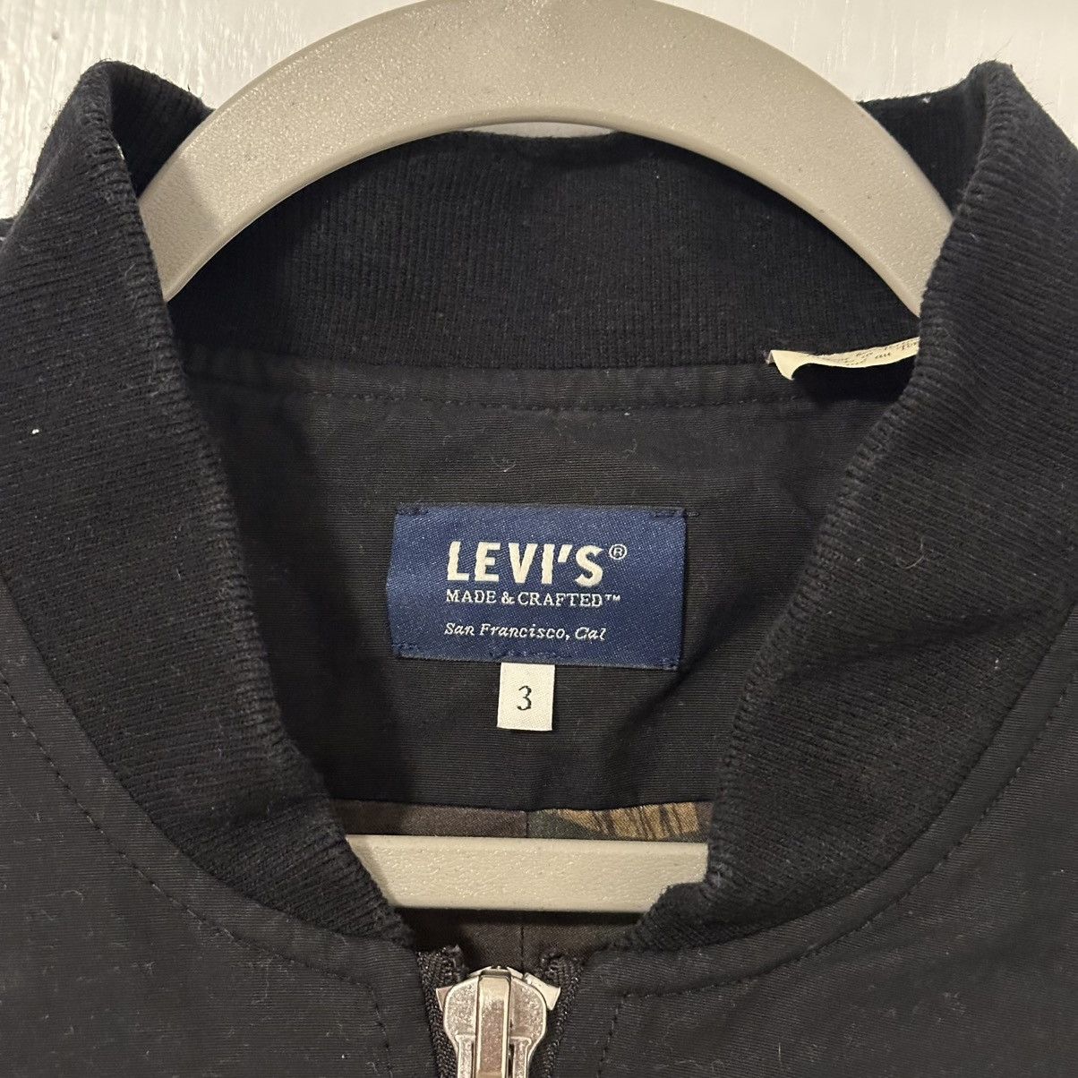 Levi's Made & Crafted Levi's Made & Crafted Cotton Twill Bomber Jacket Size US L / EU 52-54 / 3 - 3 Thumbnail