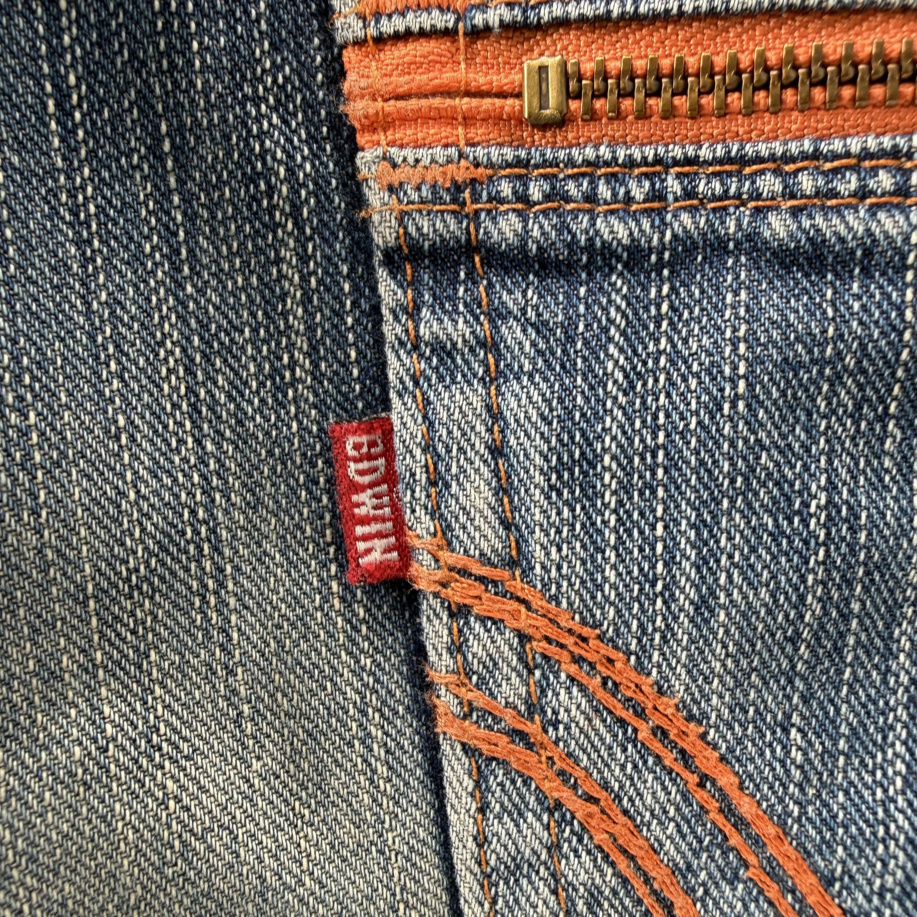 Edwin W38x30 Vintage Edwin Faded Ripped Denim Jean Pants Size US 38 / EU 54 - 13 Thumbnail
