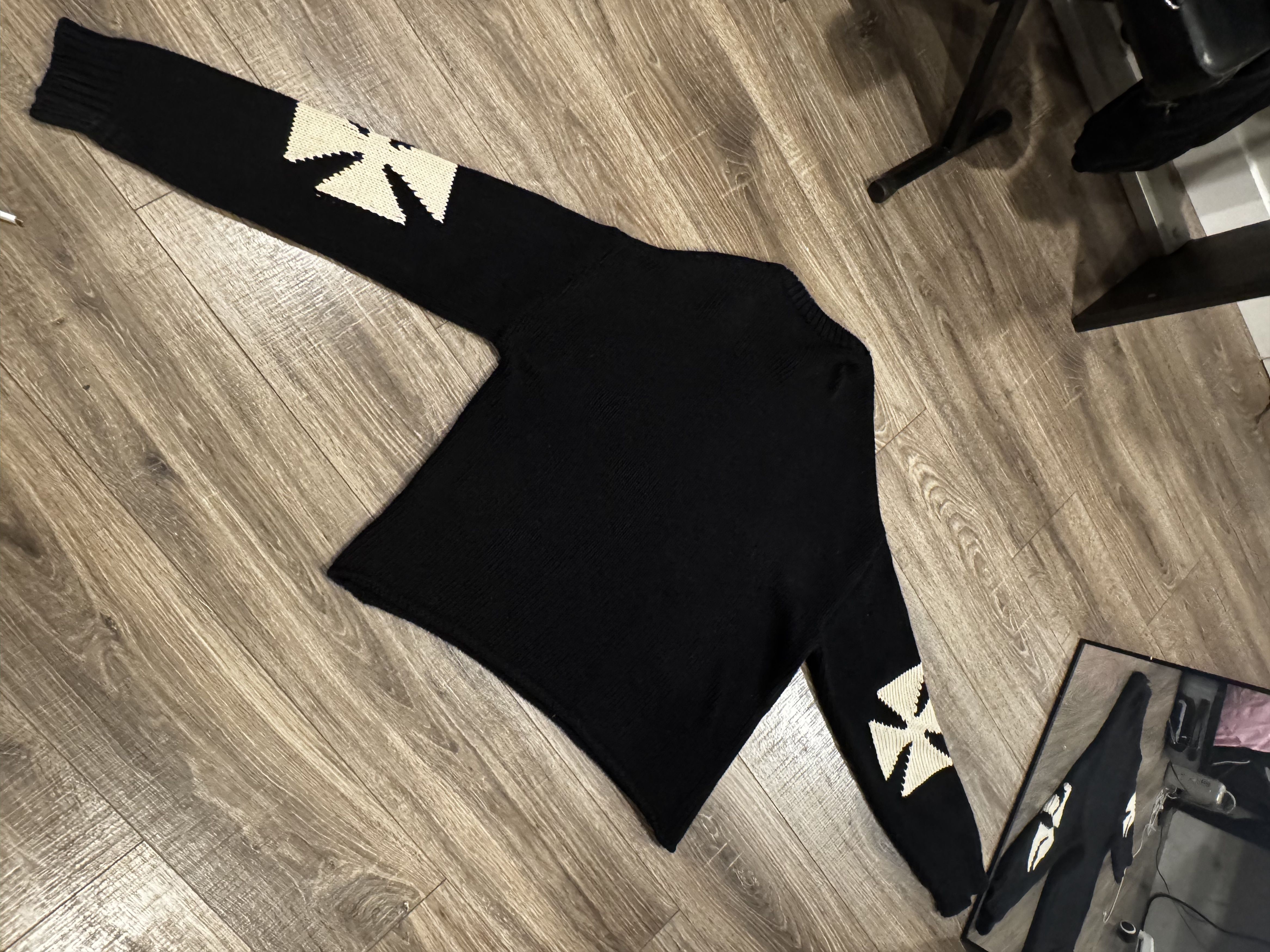Askyurself Cross Knit Sweater Size US M / EU 48-50 / 2 - 7 Thumbnail