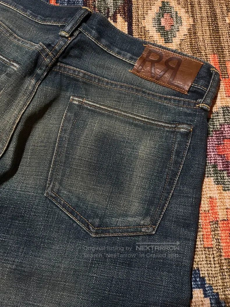 RRL Ralph Lauren RRL Ralph Lauren American made yellow mud washed denim jea Size US 32 / EU 48 - 7 Thumbnail