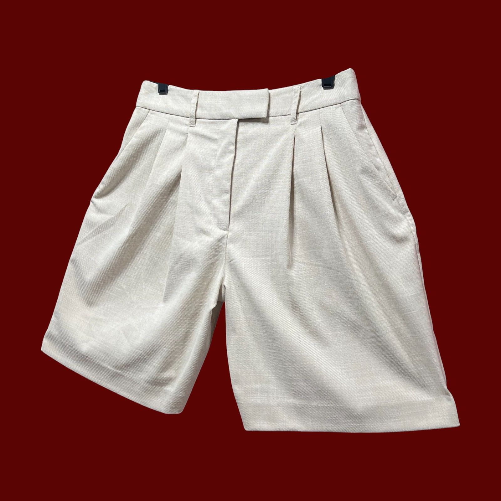 Worthington Worthington - Women's Mid-Rise 8.5" Inseam City Short - Beig Size 30" / US 8 / IT 44 - 14 Thumbnail